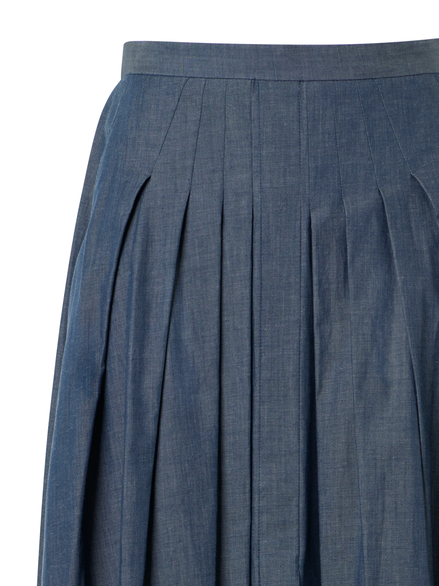 Sea Island Cotton Midi Skirt - Image 2