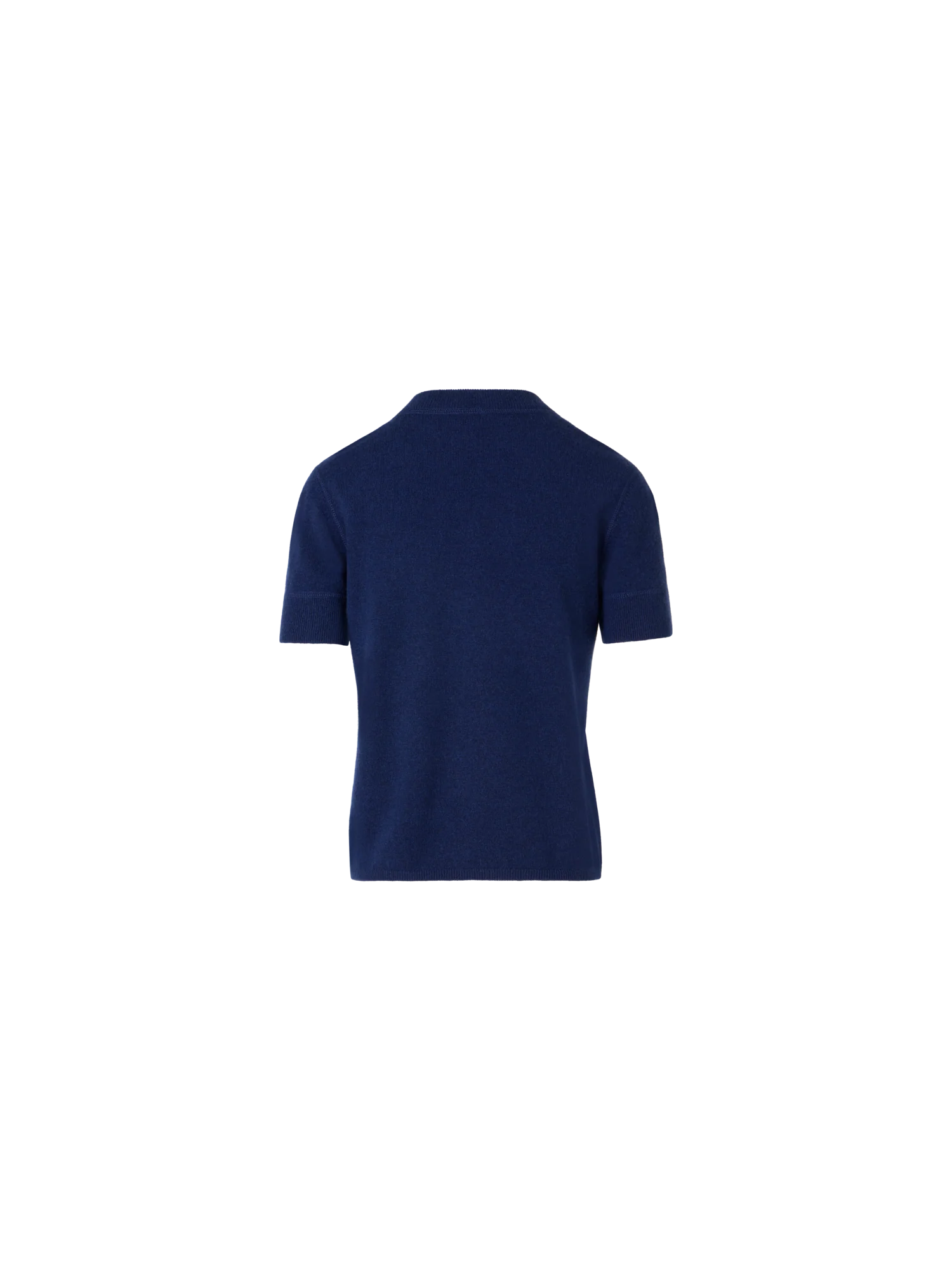 Short-Sleeve Cashmere Knit Sweater - Image 6