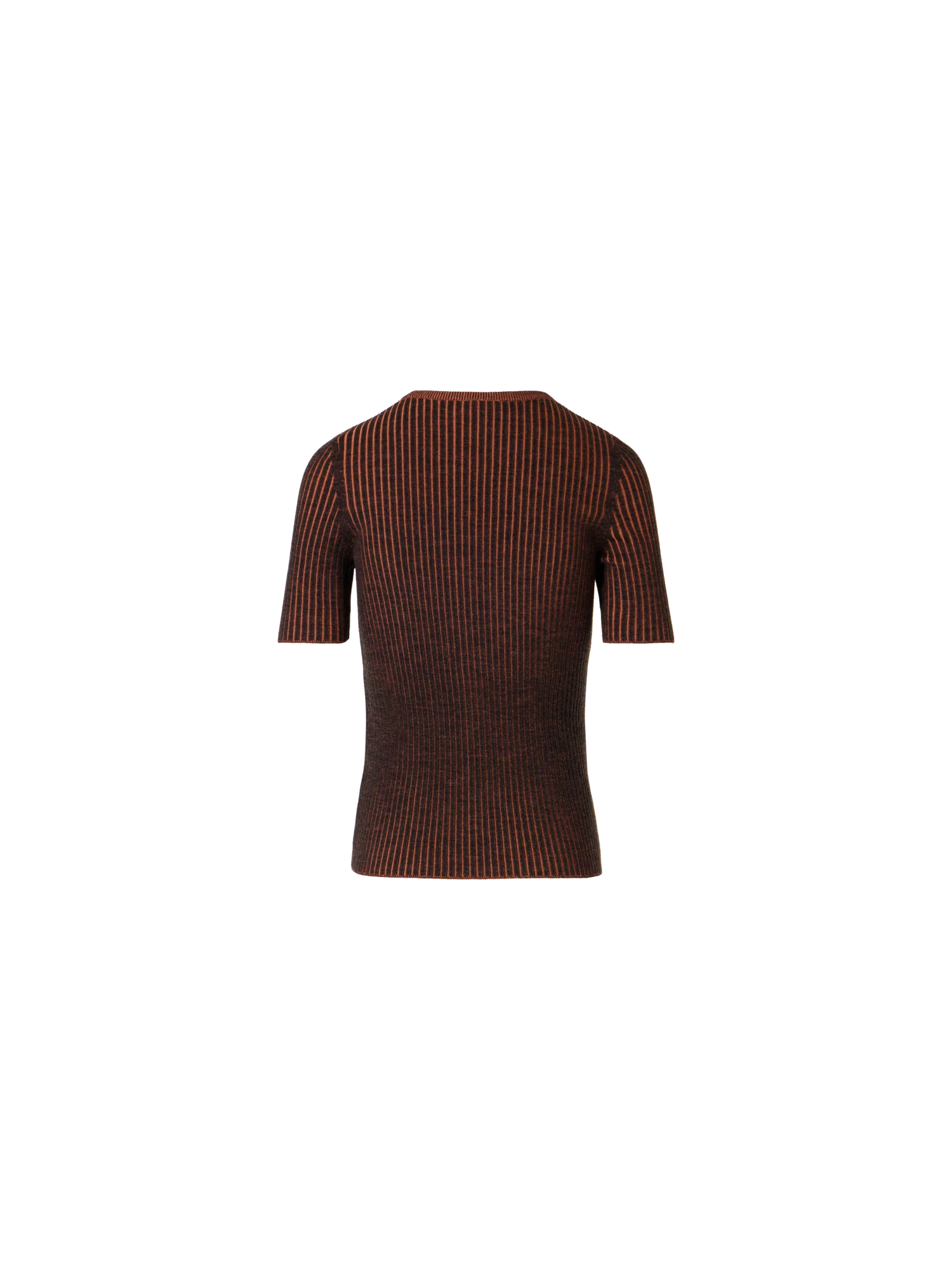 Short-Sleeve Merino Wool Knit Sweater - Image 5