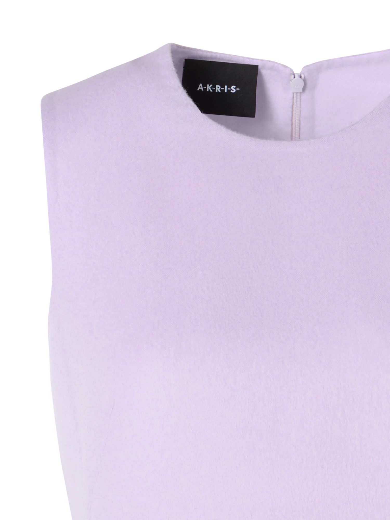 Sleeveless Cashmere-Silk Double-Face Sheath Dress - Image 3