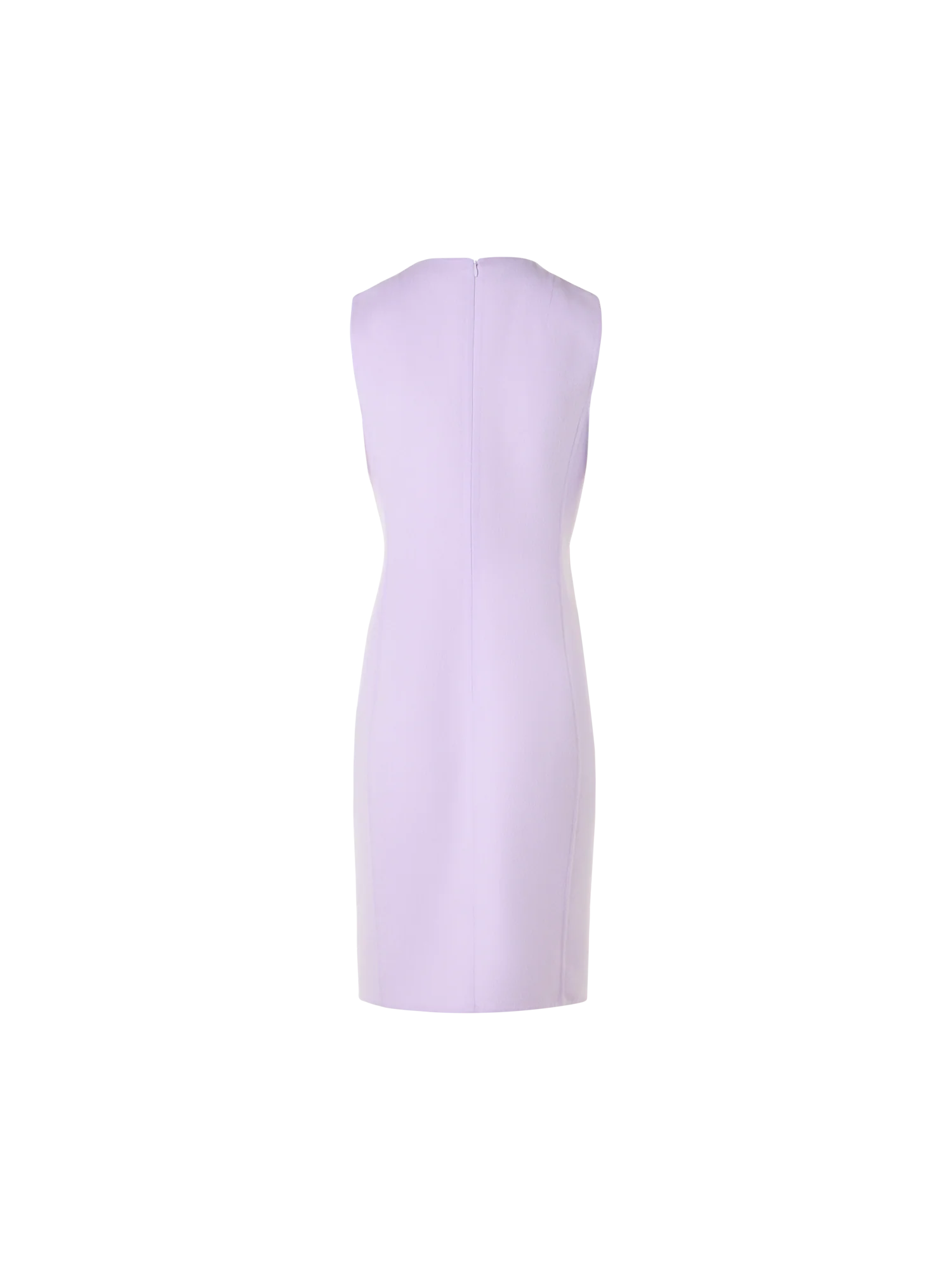 Sleeveless Cashmere-Silk Double-Face Sheath Dress - Image 5
