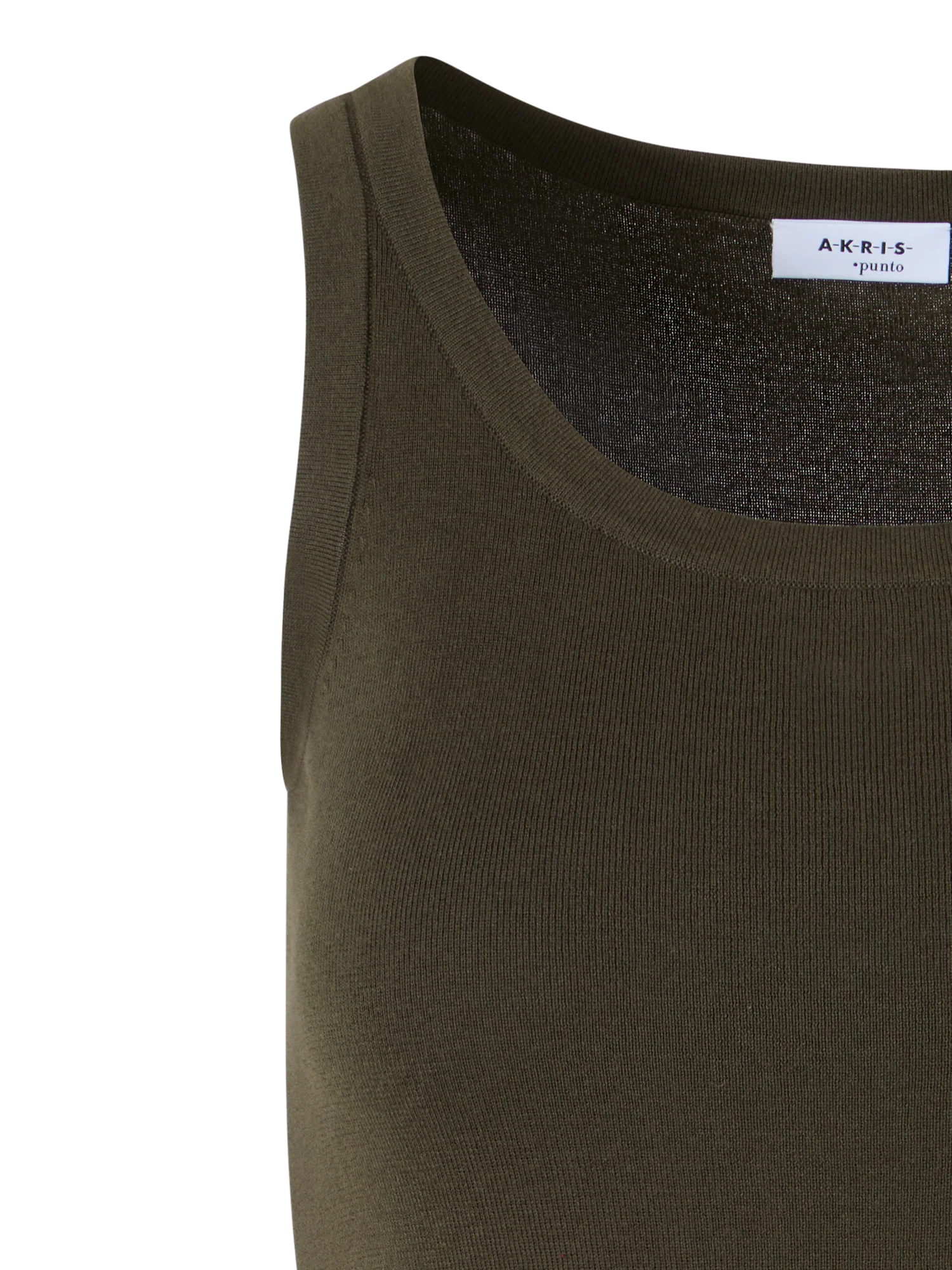 Sleeveless Cotton Knit Top - Image 3