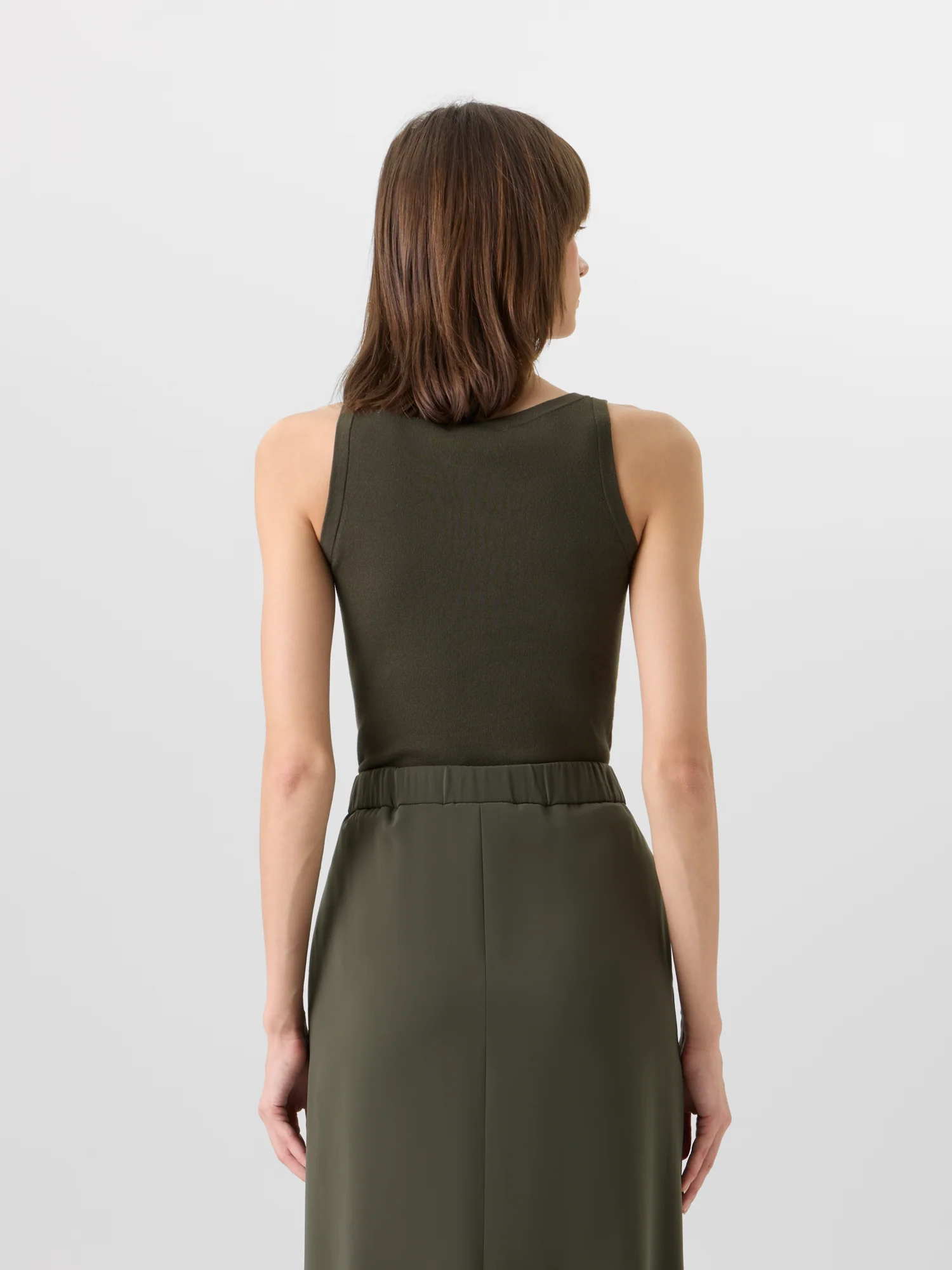 Sleeveless Cotton Knit Top - Image 6