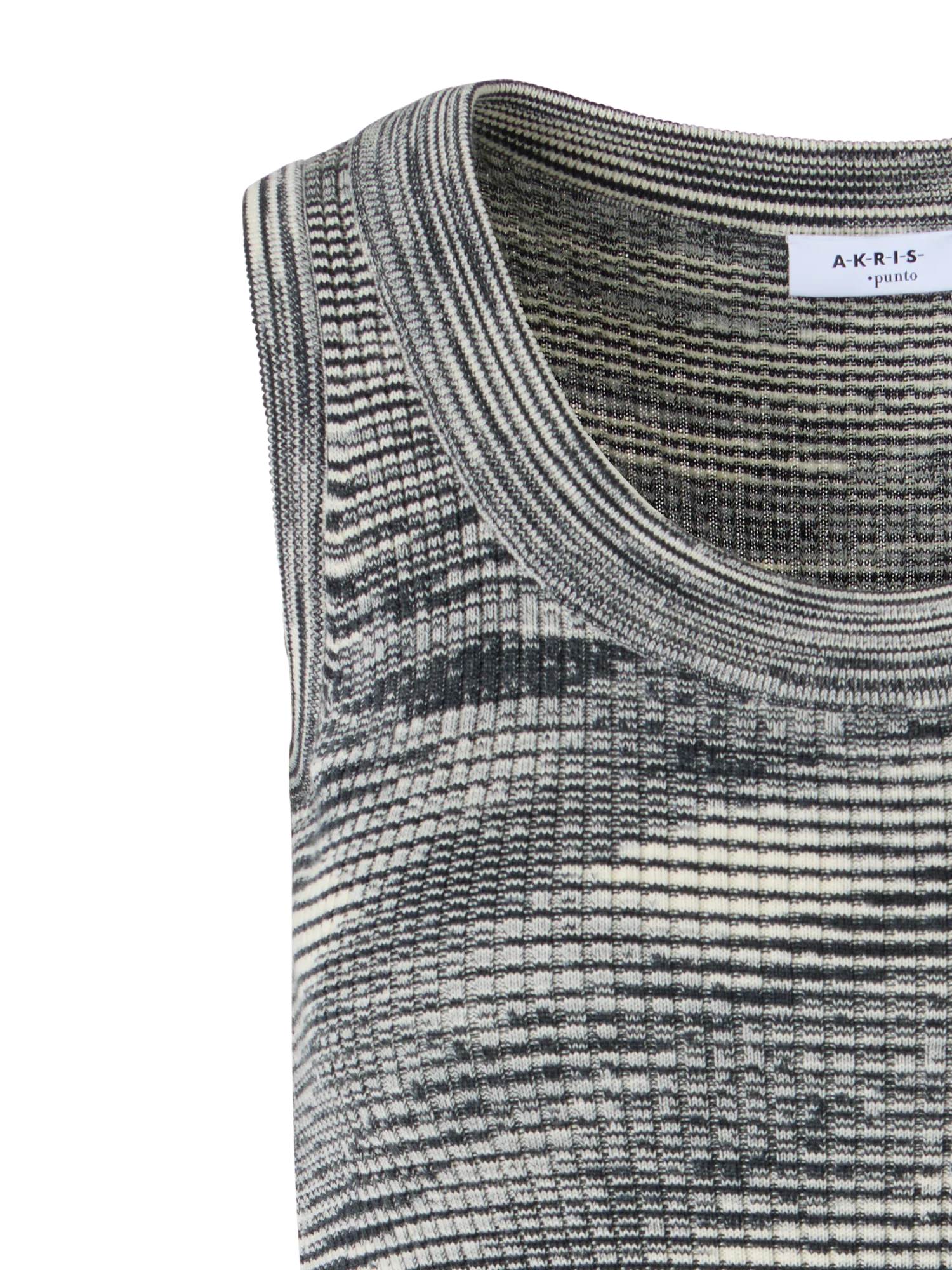 Sleeveless Merino Wool Knit Top - Image 3