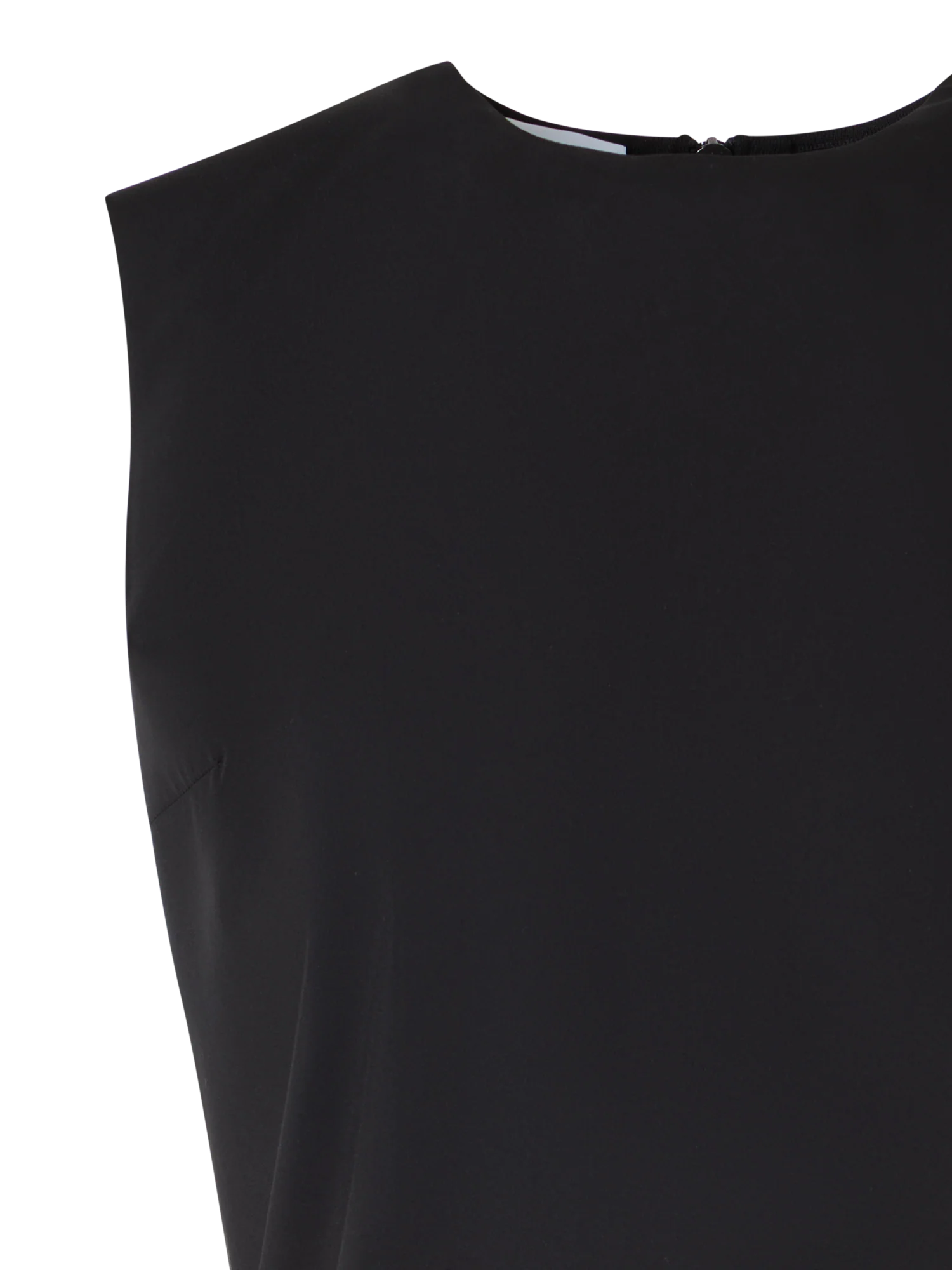 Sleeveless Mixed-Media Knit Top - Image 3
