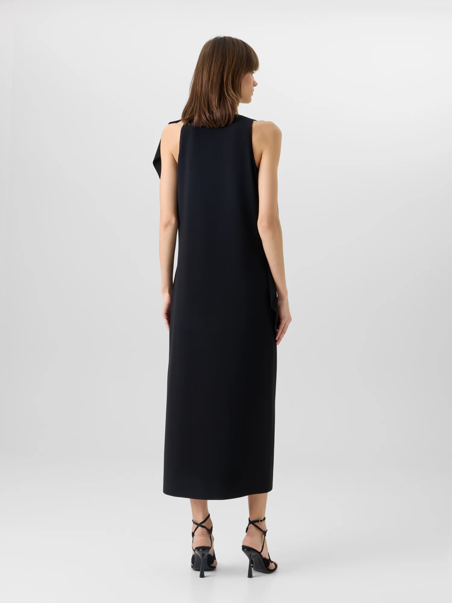 Sleeveless Papercut Flower Midi Dress - Image 6