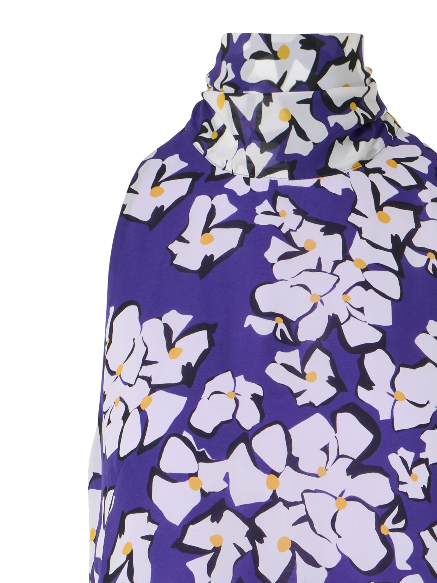 Sleeveless Papercut Flower Midi Dress - Image 2