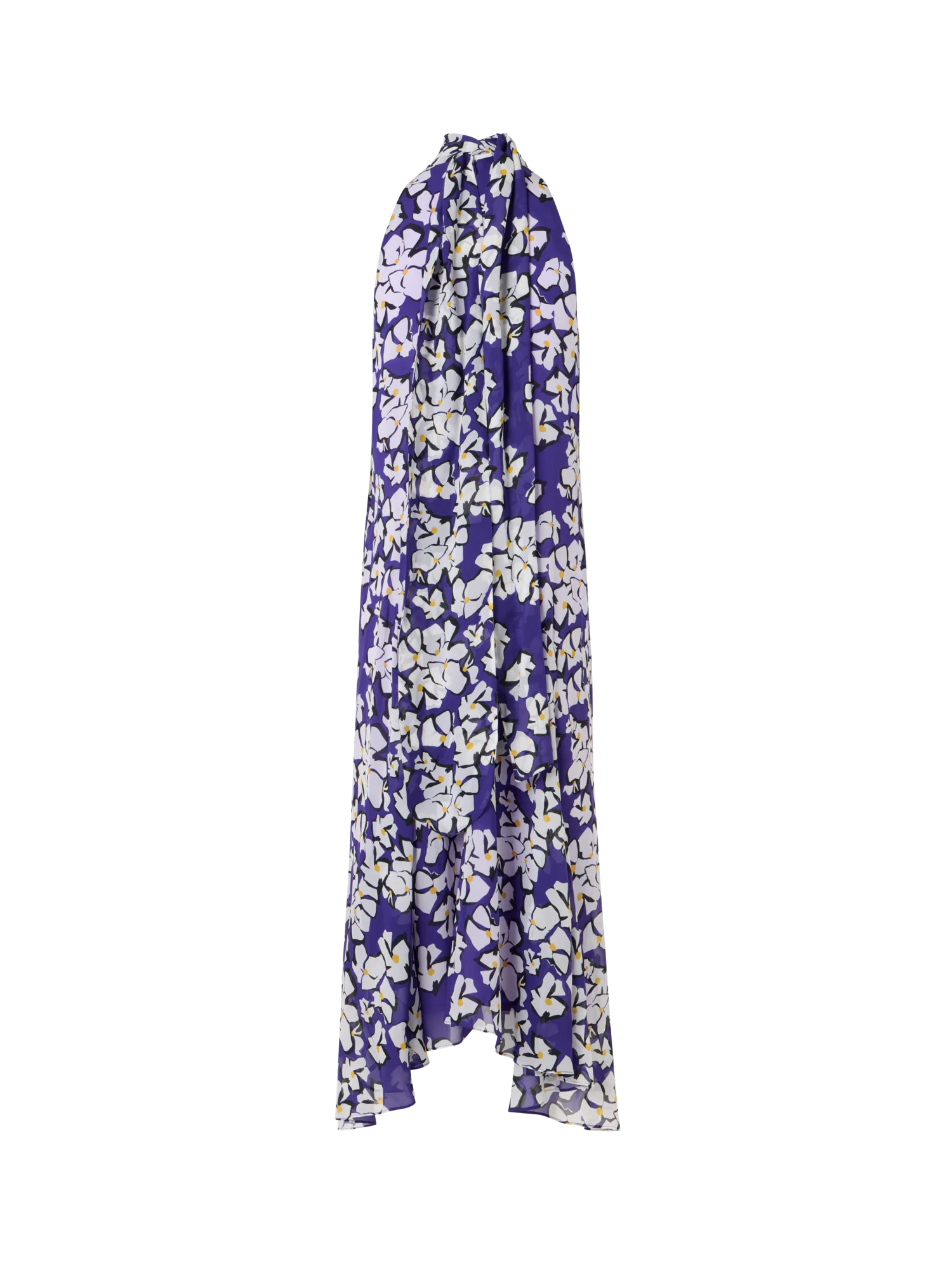 Sleeveless Papercut Flower Midi Dress - Image 3