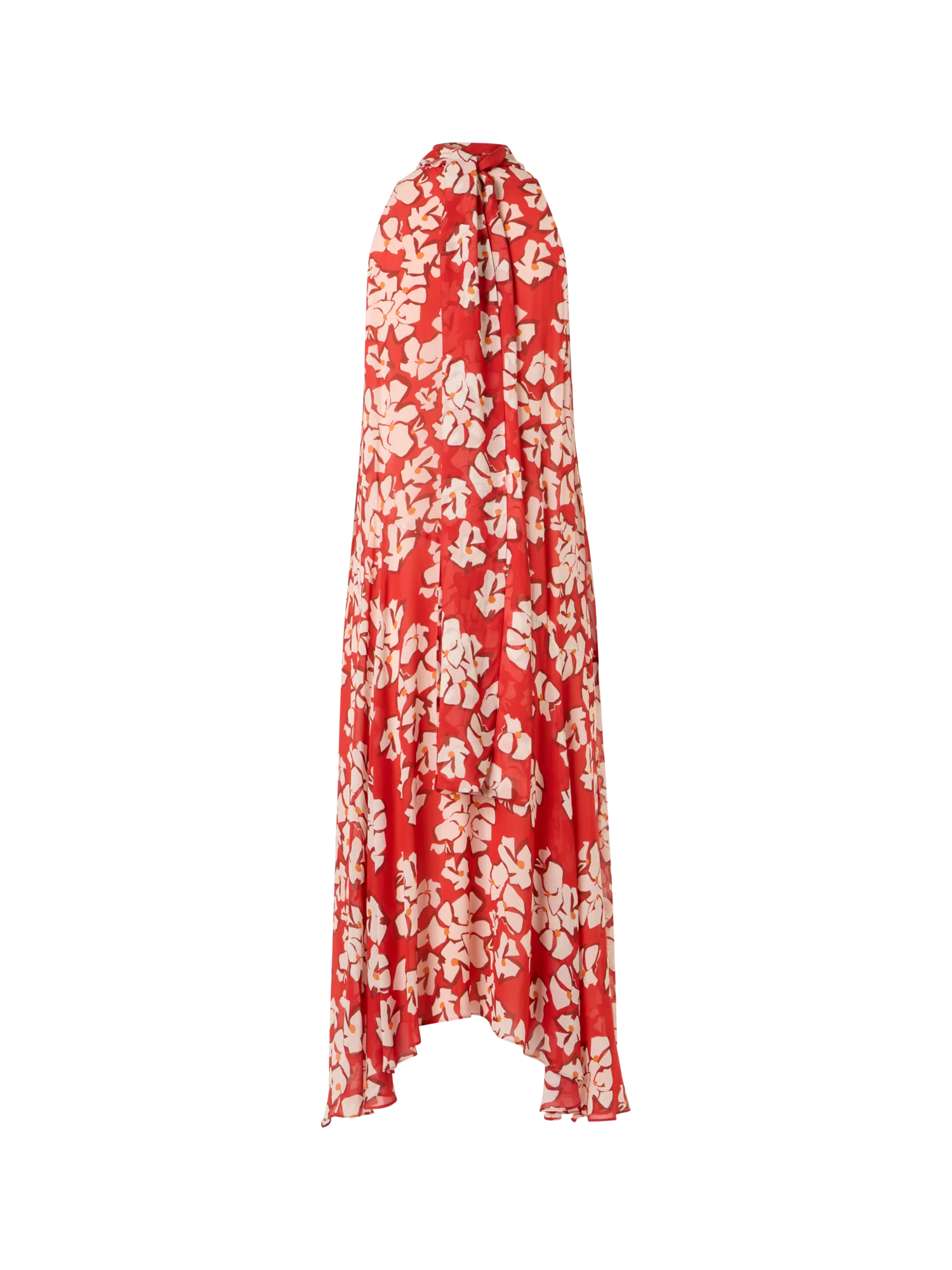 Sleeveless Papercut Flower Midi Dress - Image 5
