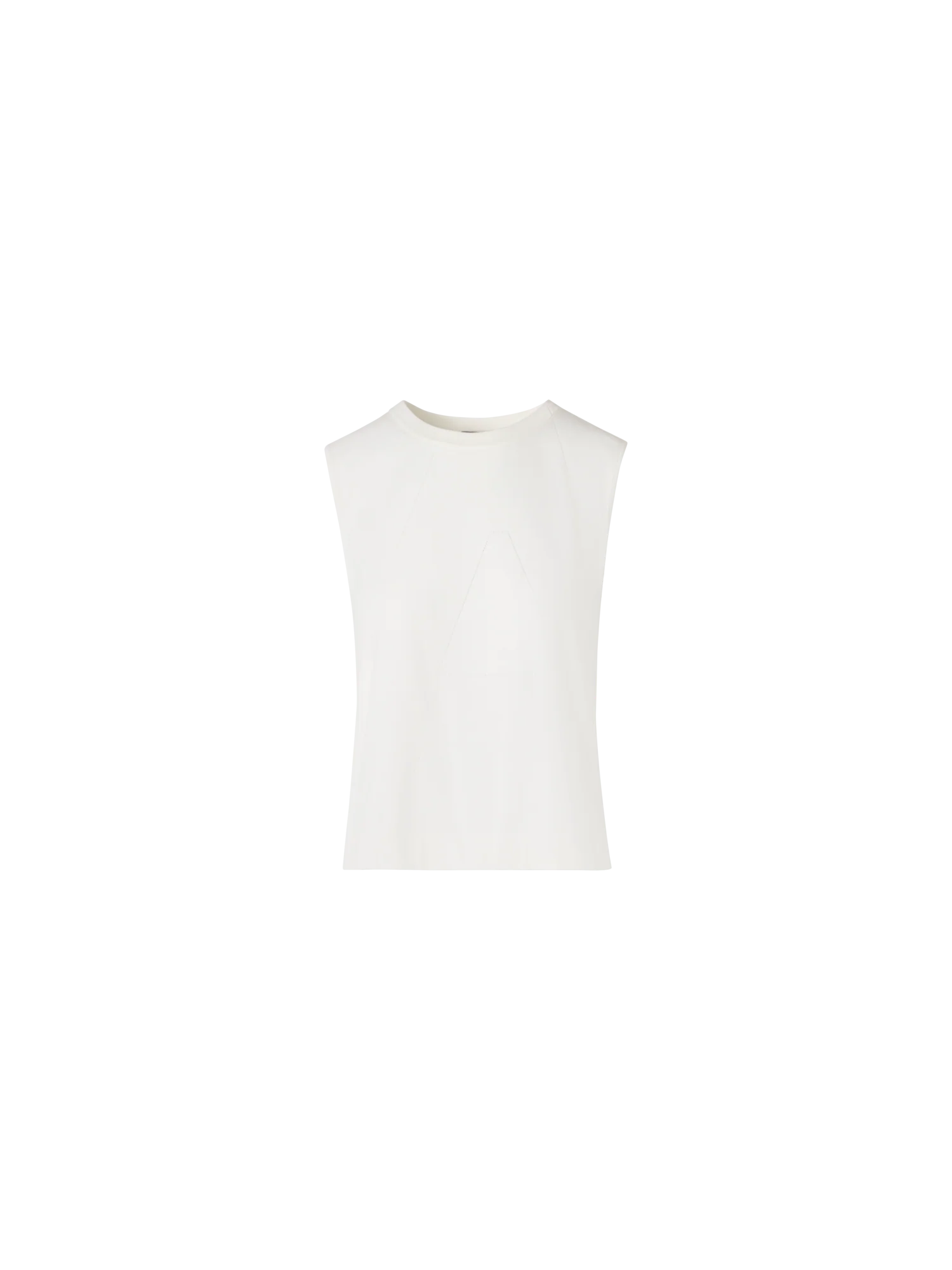 Sleeveless Sea Island Cotton Knit Top