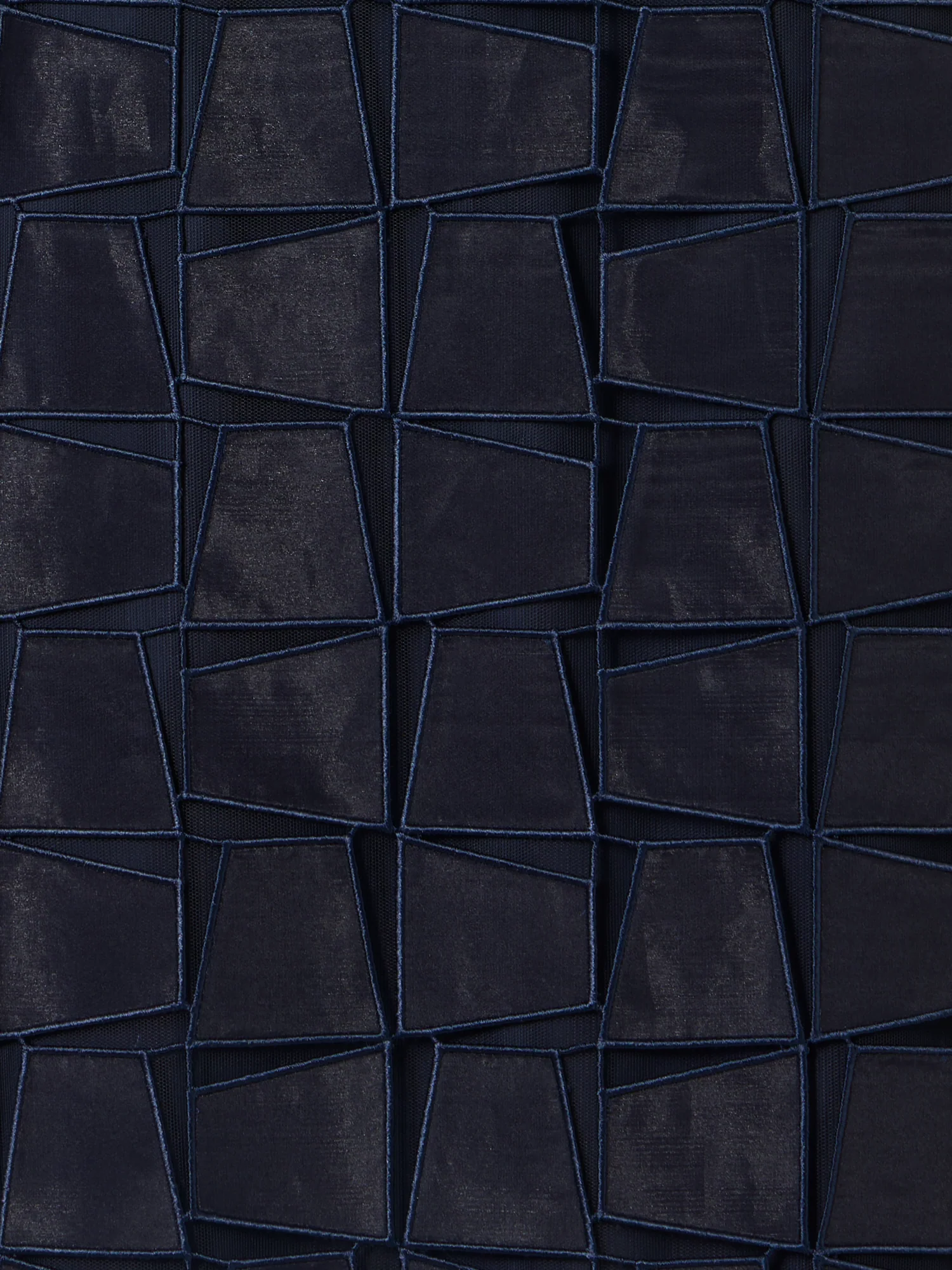 Sleeveless Trapezoid Organza Sheath Dress - Image 3