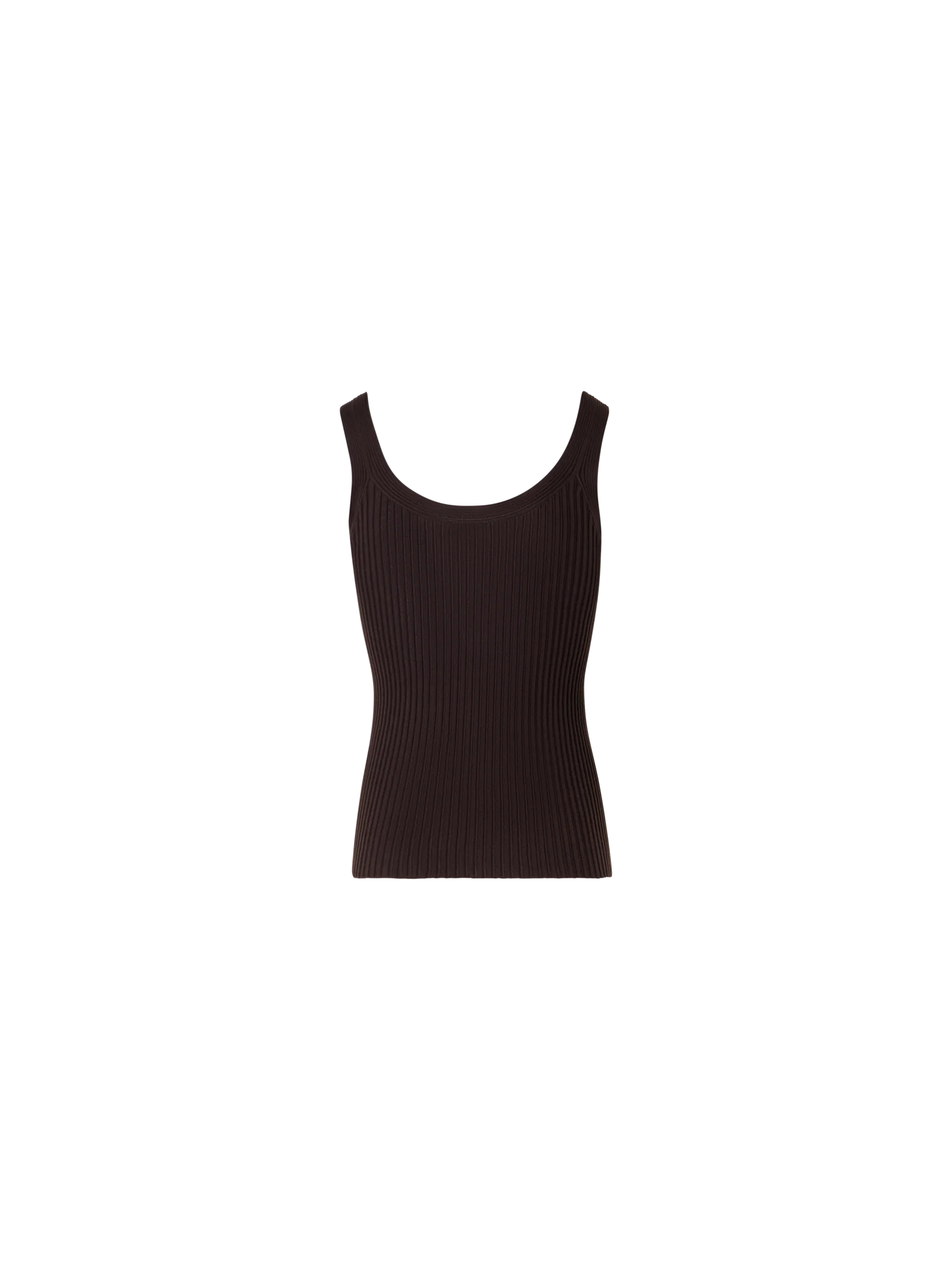 Sleeveless Twisted Cotton Knit Top - Image 4