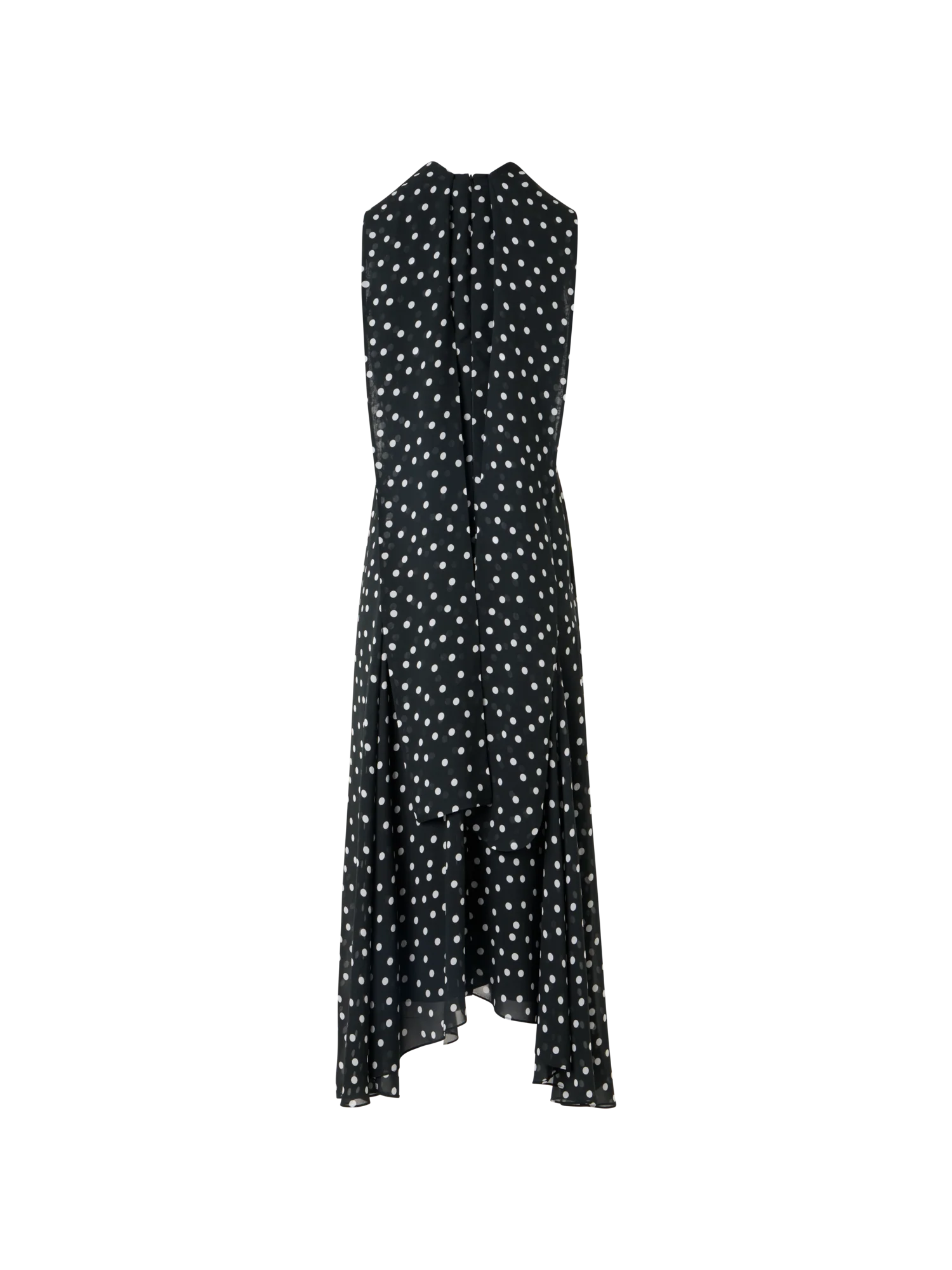 Sleeveless Viscose Georgette Midi Dress - Image 5