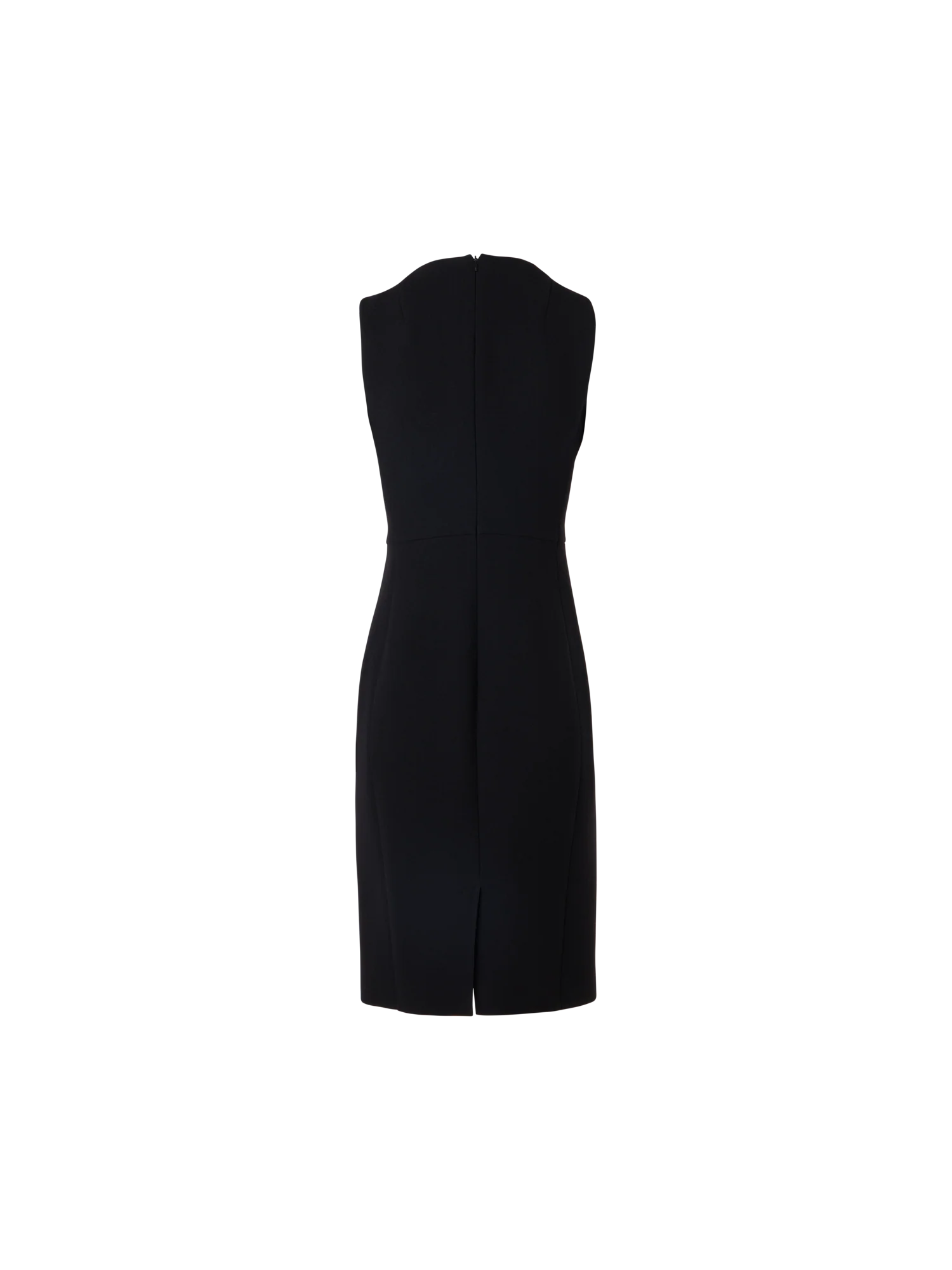 Sleeveless Wool-Crêpe Double-Face Sheath Dress - Image 5