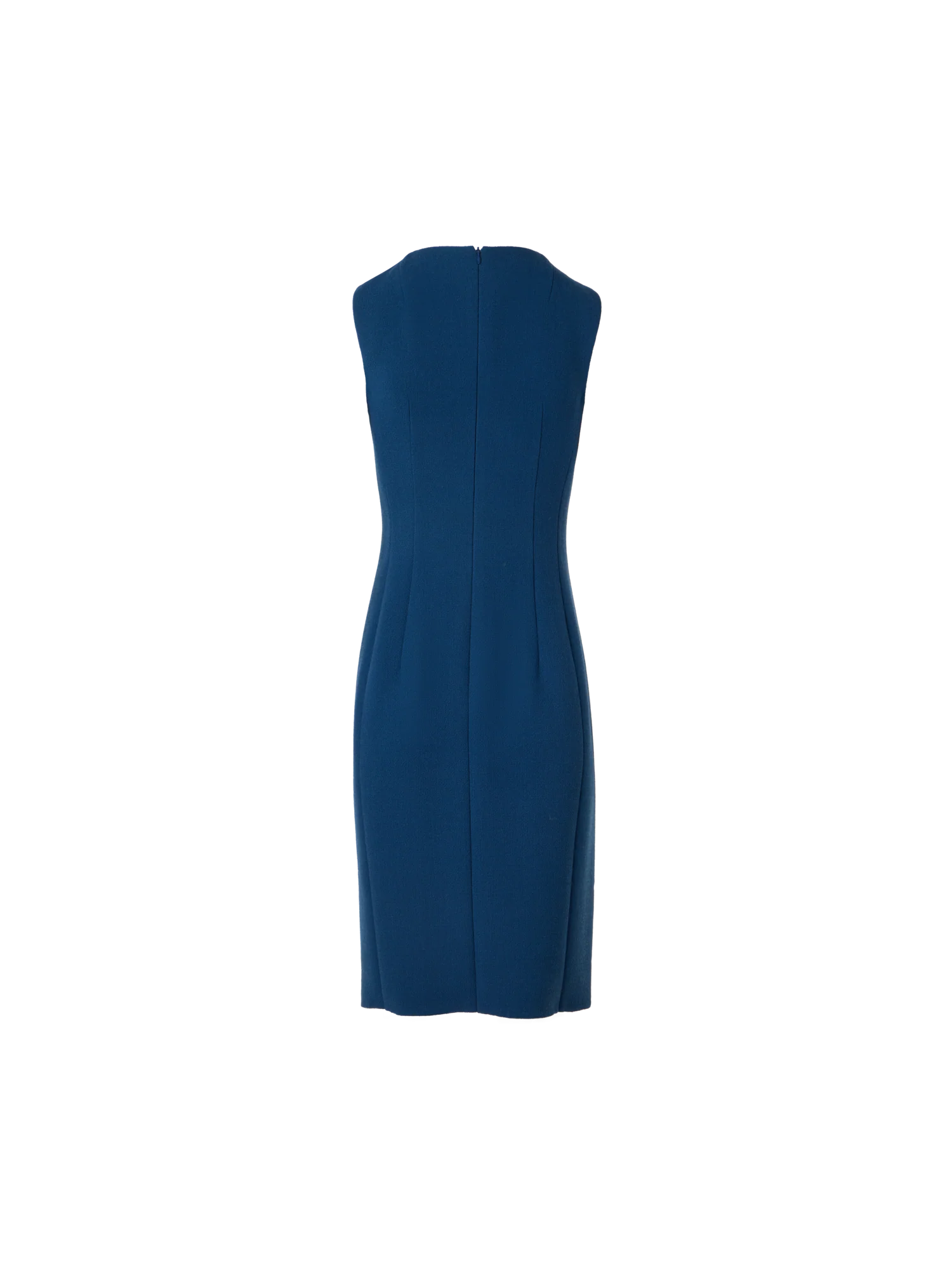 Sleeveless Wool-Crêpe Double-Face Sheath Dress - Image 5