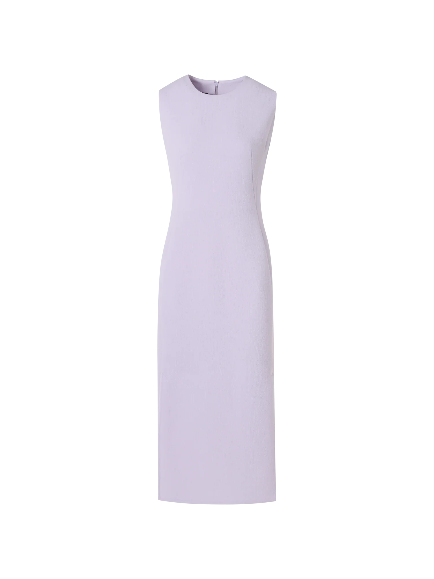 Sleeveless Wool-Crêpe Double-Face Sheath Dress