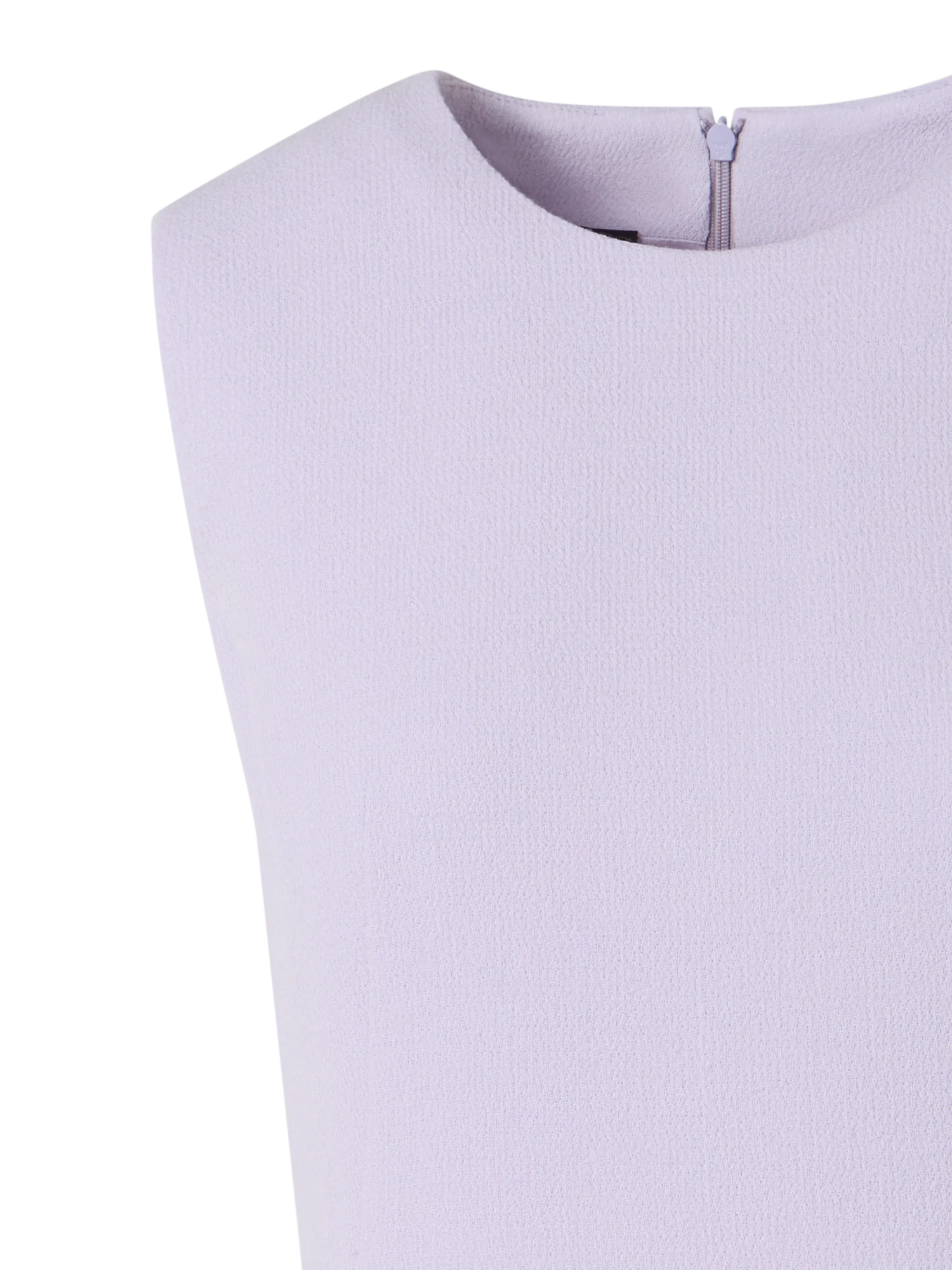 Sleeveless Wool-Crêpe Double-Face Sheath Dress - Image 3