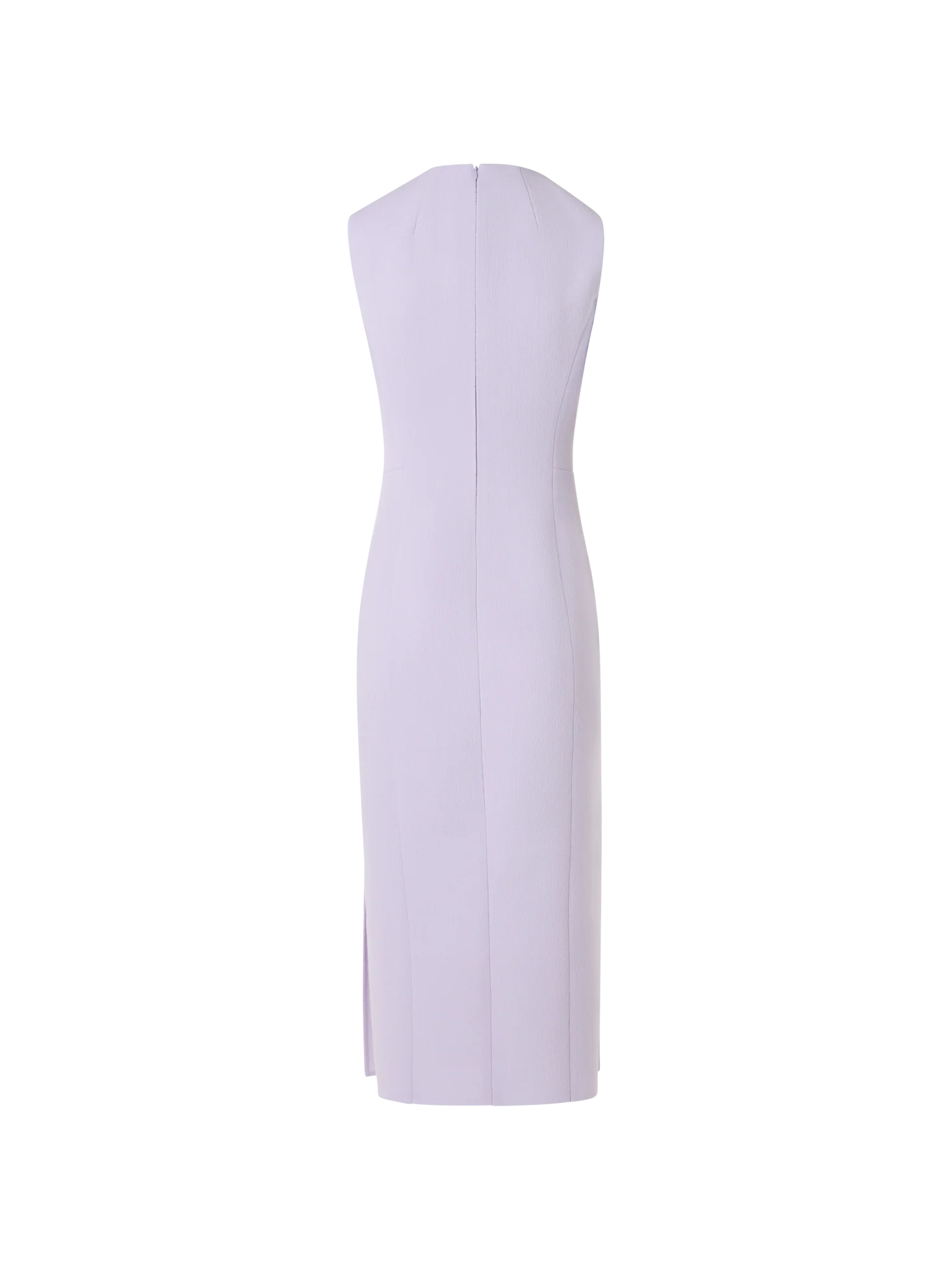 Sleeveless Wool-Crêpe Double-Face Sheath Dress - Image 5