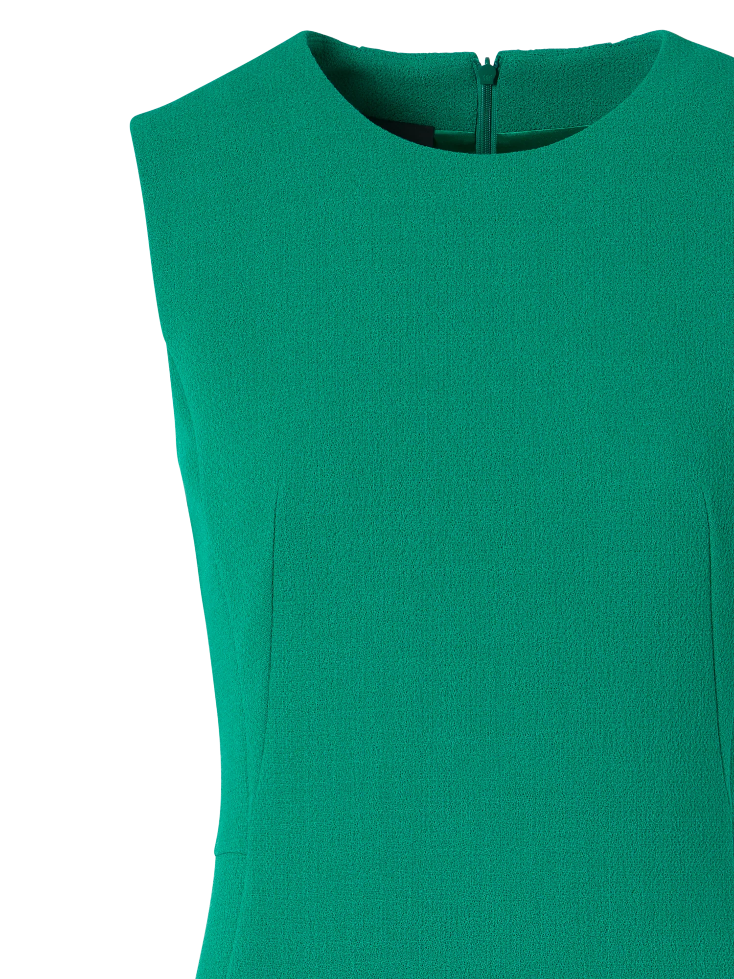 Sleeveless Wool-Crêpe Double-Face Sheath Dress - Image 3