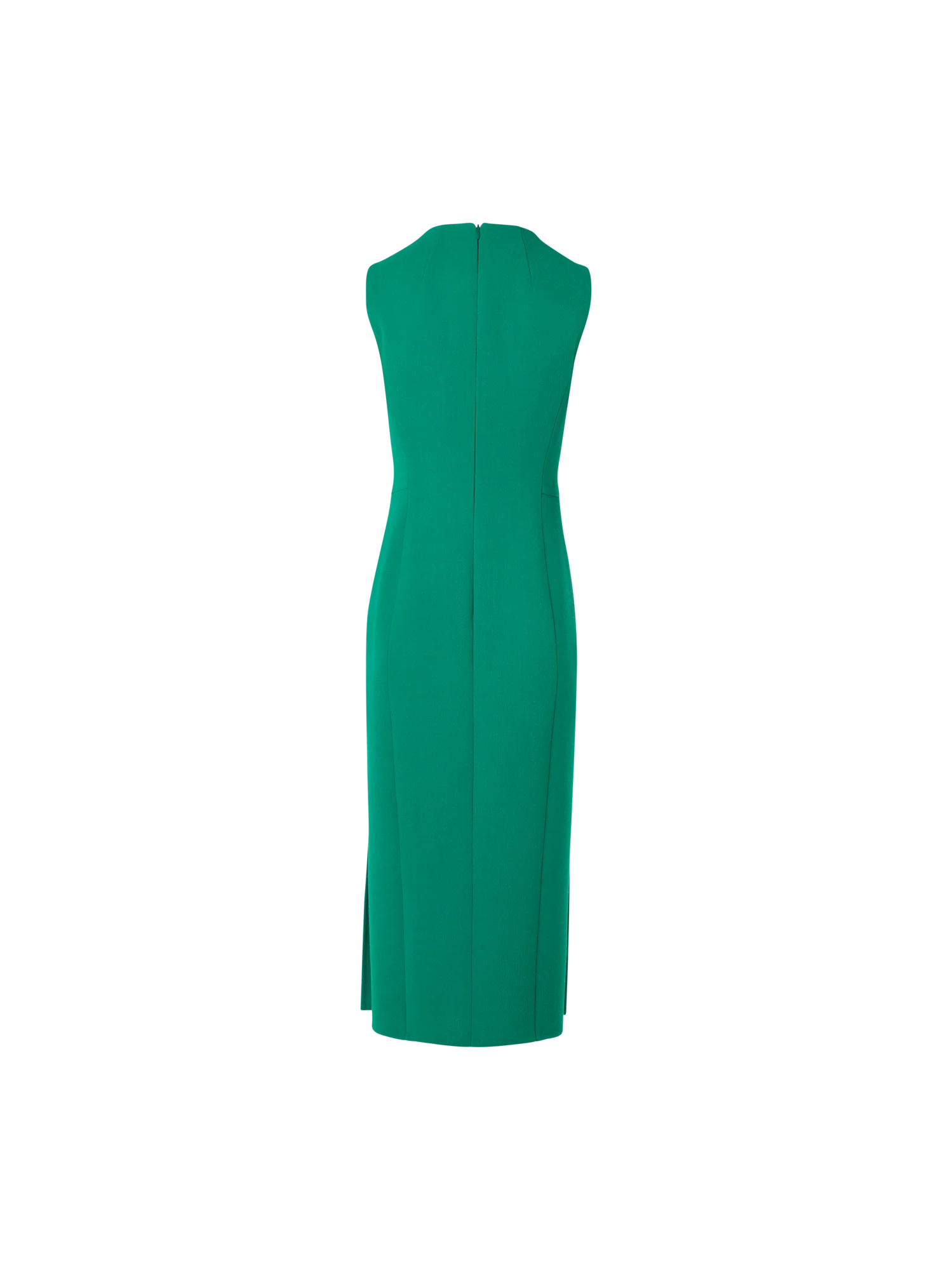 Sleeveless Wool-Crêpe Double-Face Sheath Dress - Image 6
