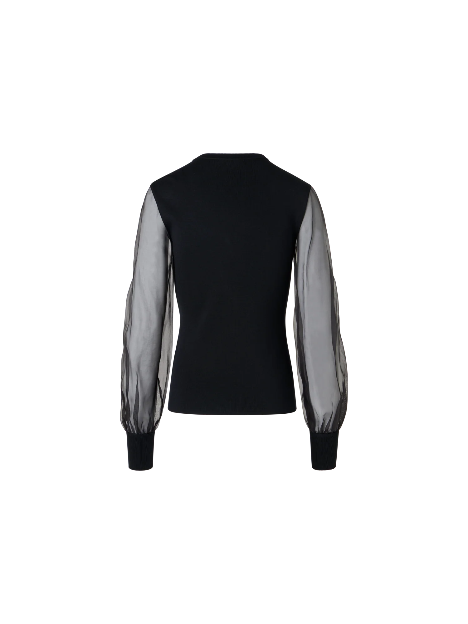 Stretch-Silk Knit Sweater - Image 4