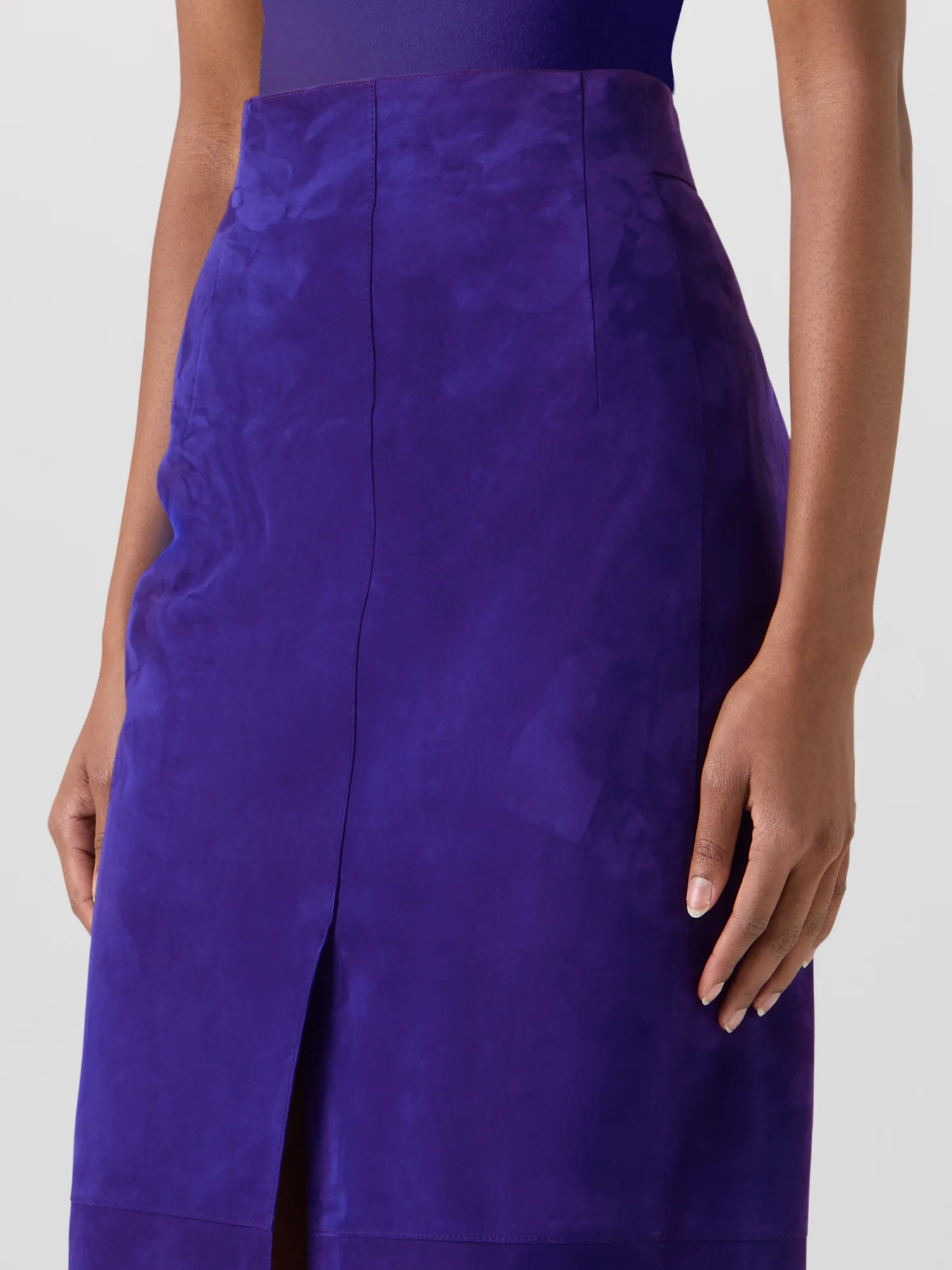 Suede Pencil Skirt - Image 5