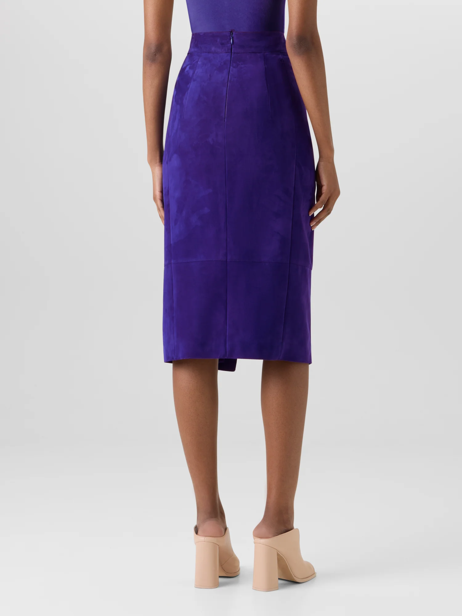 Suede Pencil Skirt - Image 7
