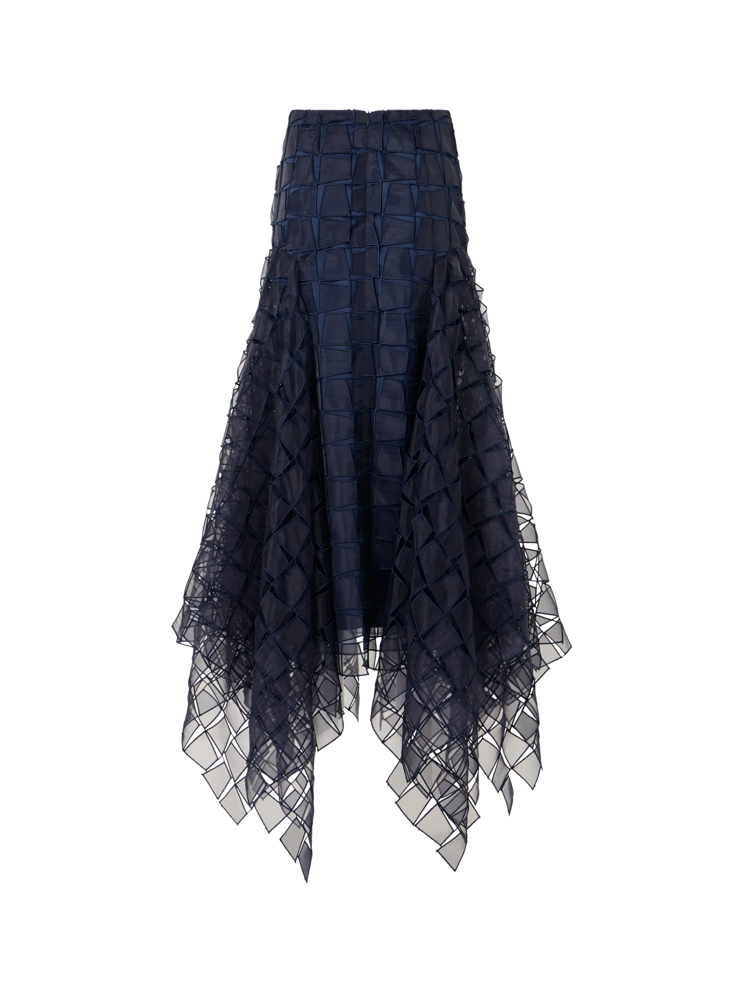 Trapezoid Organza Handkerchief Skirt