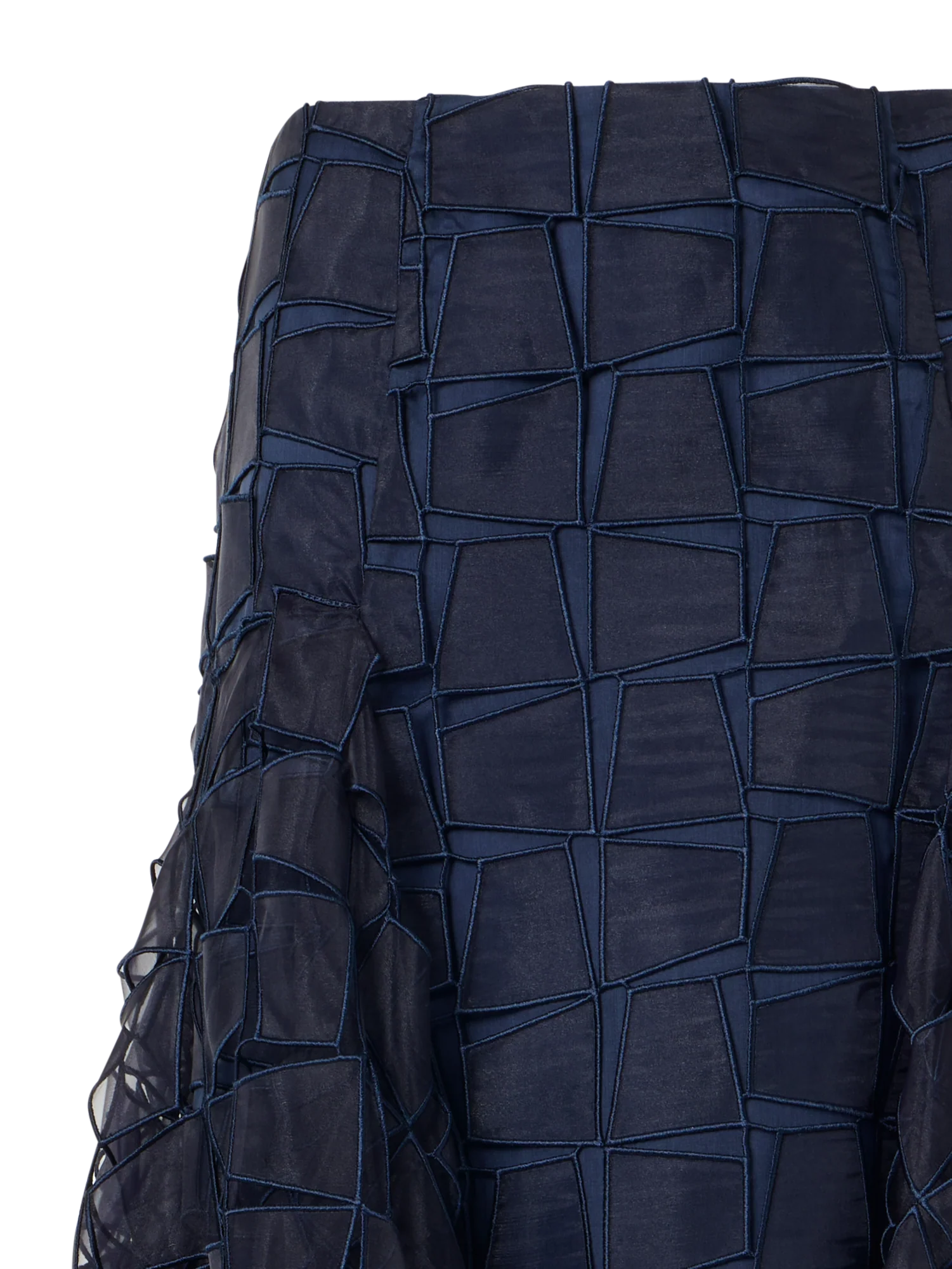 Trapezoid Organza Handkerchief Skirt - Image 3