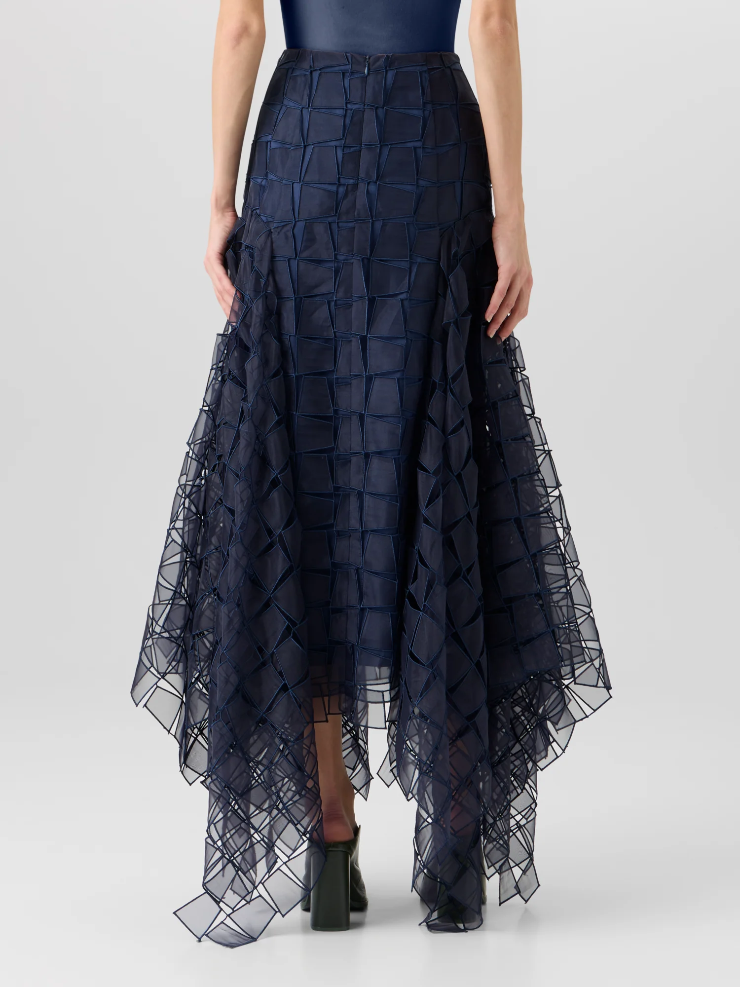 Trapezoid Organza Handkerchief Skirt - Image 6