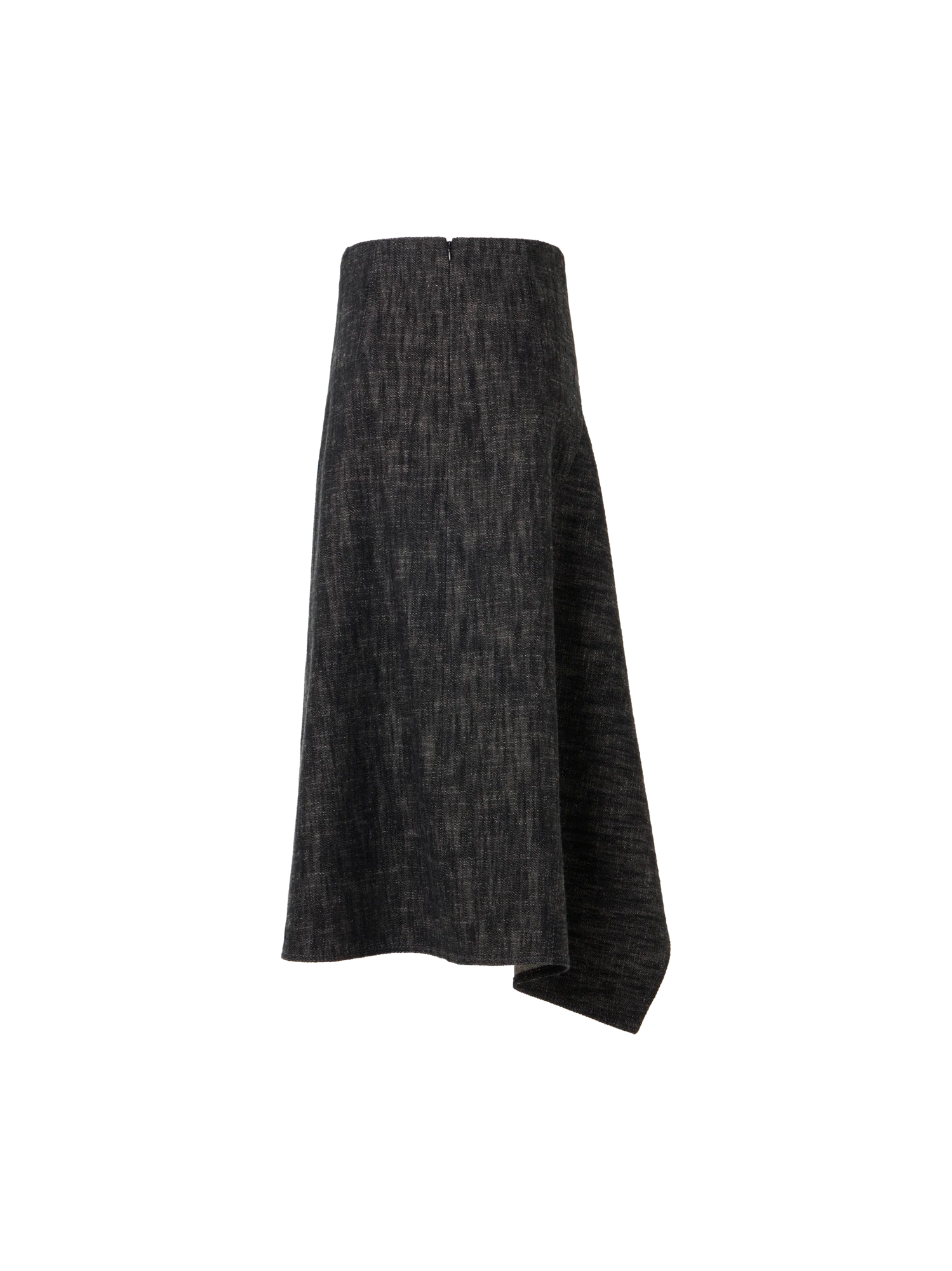 Washed Heavyweight Cotton-Denim Midi Skirt - Image 3