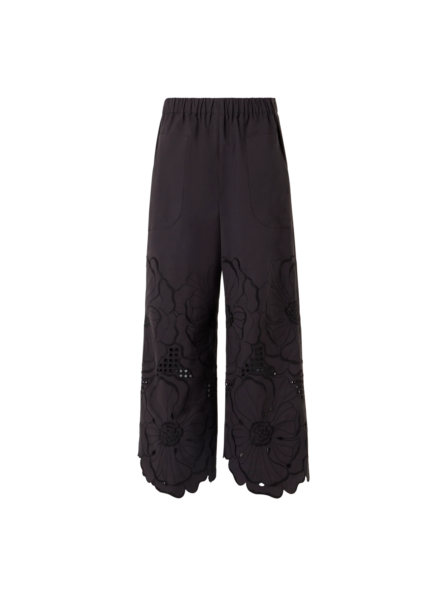 Wide-Leg Pants Frey in Cotton Poplin