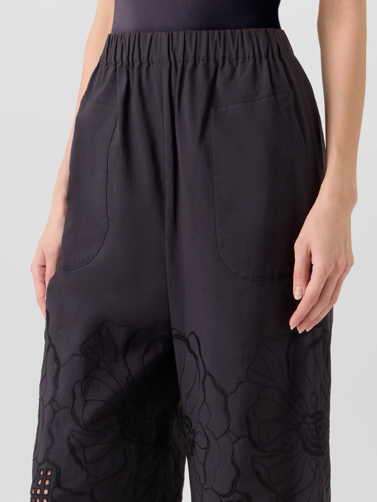 Wide-Leg Pants Frey in Cotton Poplin - Image 5