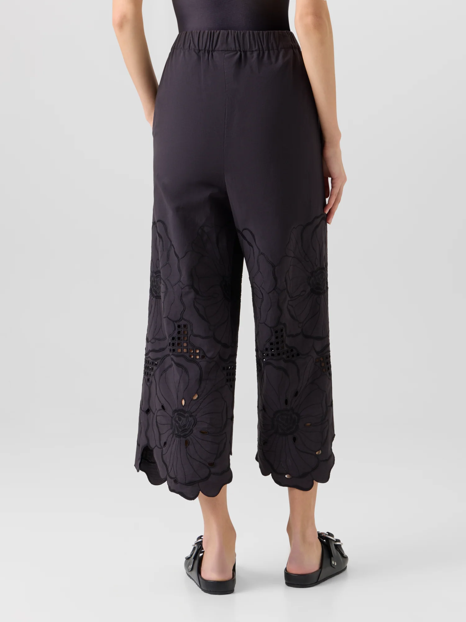 Wide-Leg Pants Frey in Cotton Poplin - Image 7