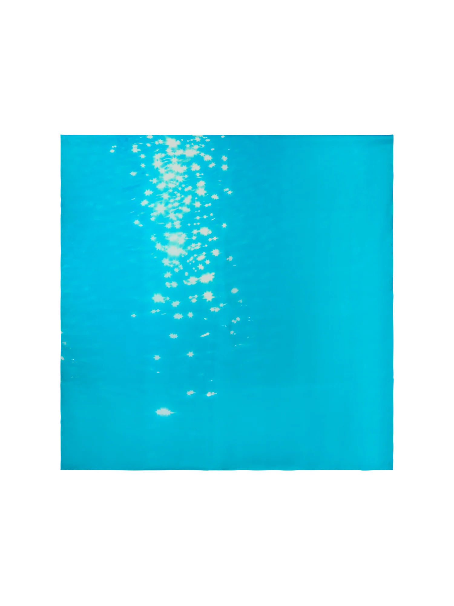 Reflects print scarf