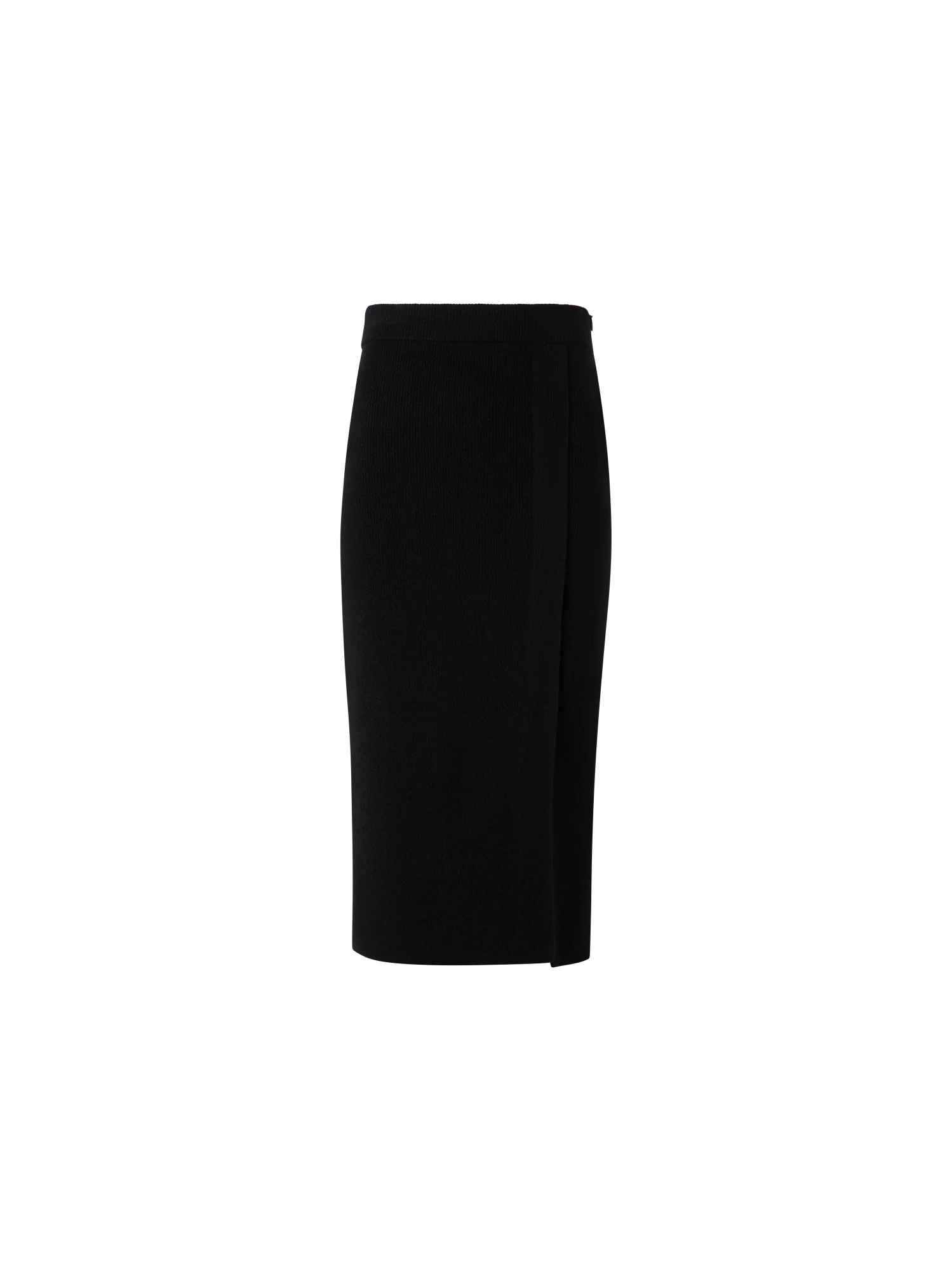 Ribbed Cashmere Knit Skirt