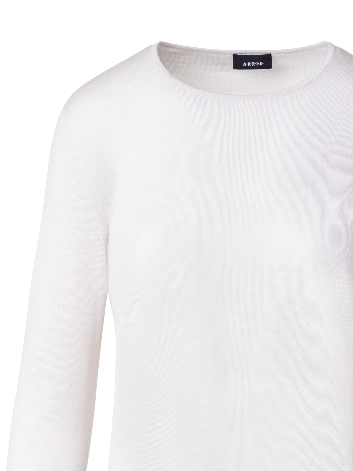 Seamless Cashmere Silk Knit Sweater - Image 2