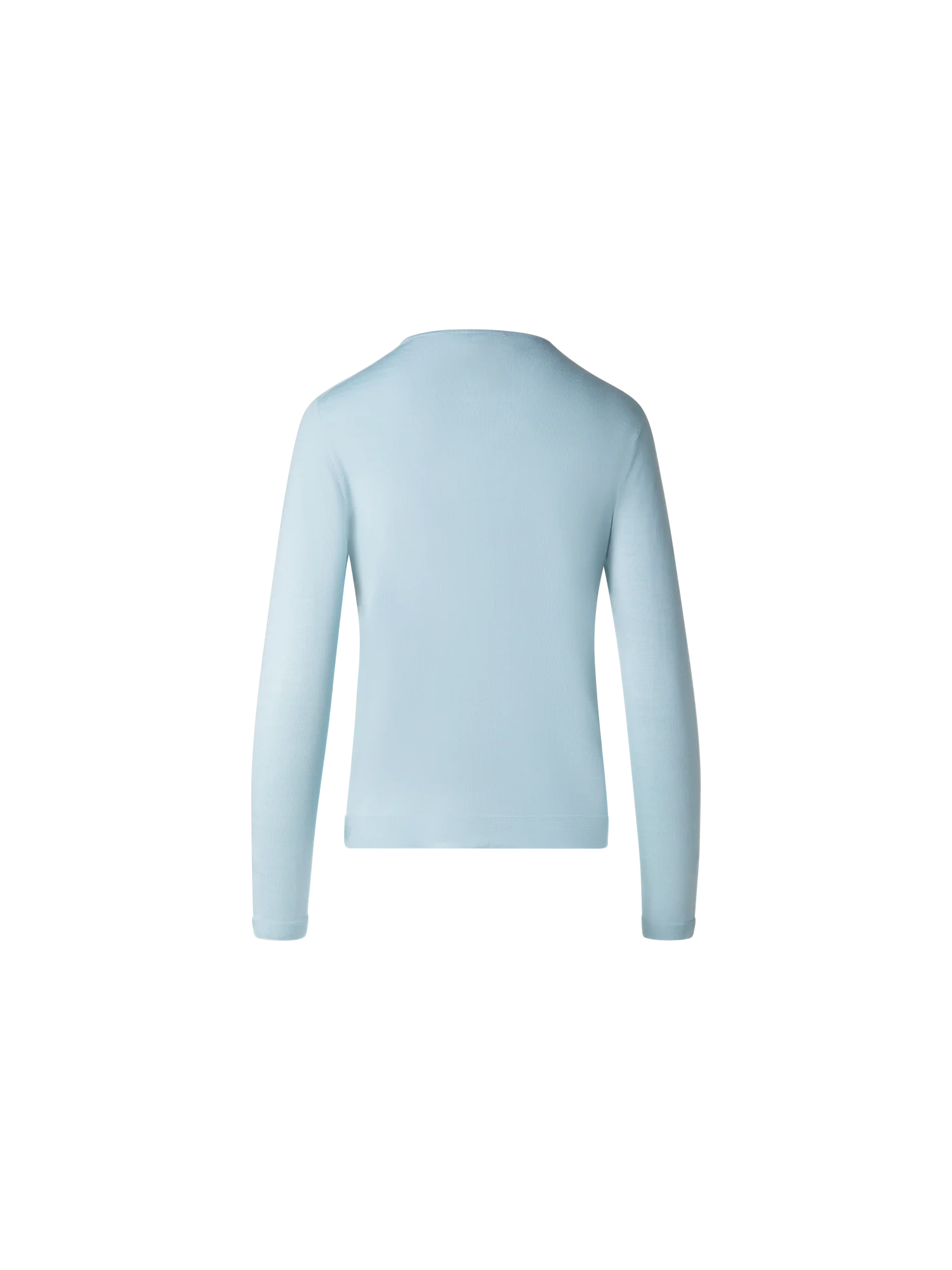 Seamless Crew Neck Sweater in Cashmere Silk - Image 3