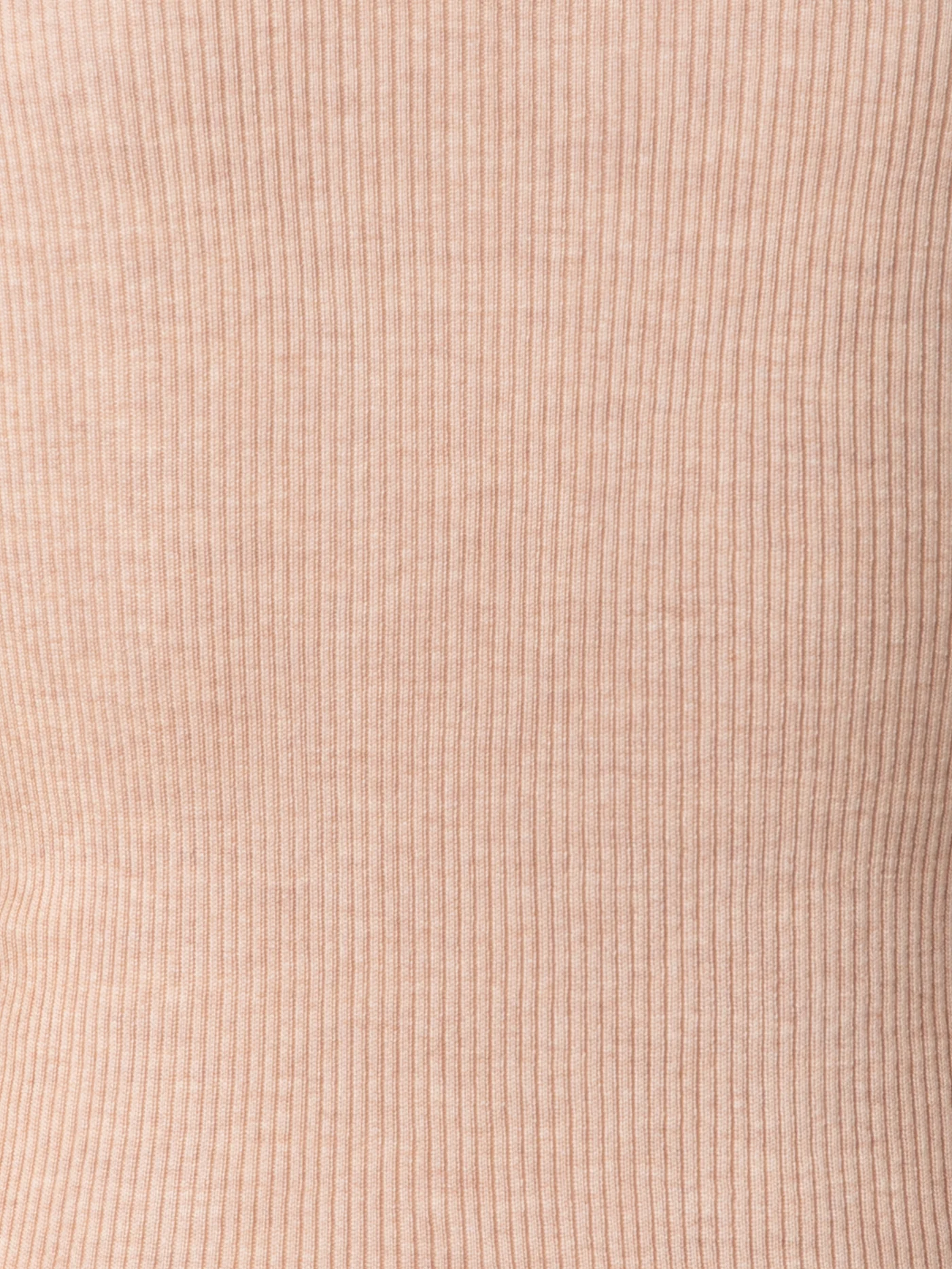 Seamless Crew Neck Sweater in Silk Cotton Rib Knit - Image 6