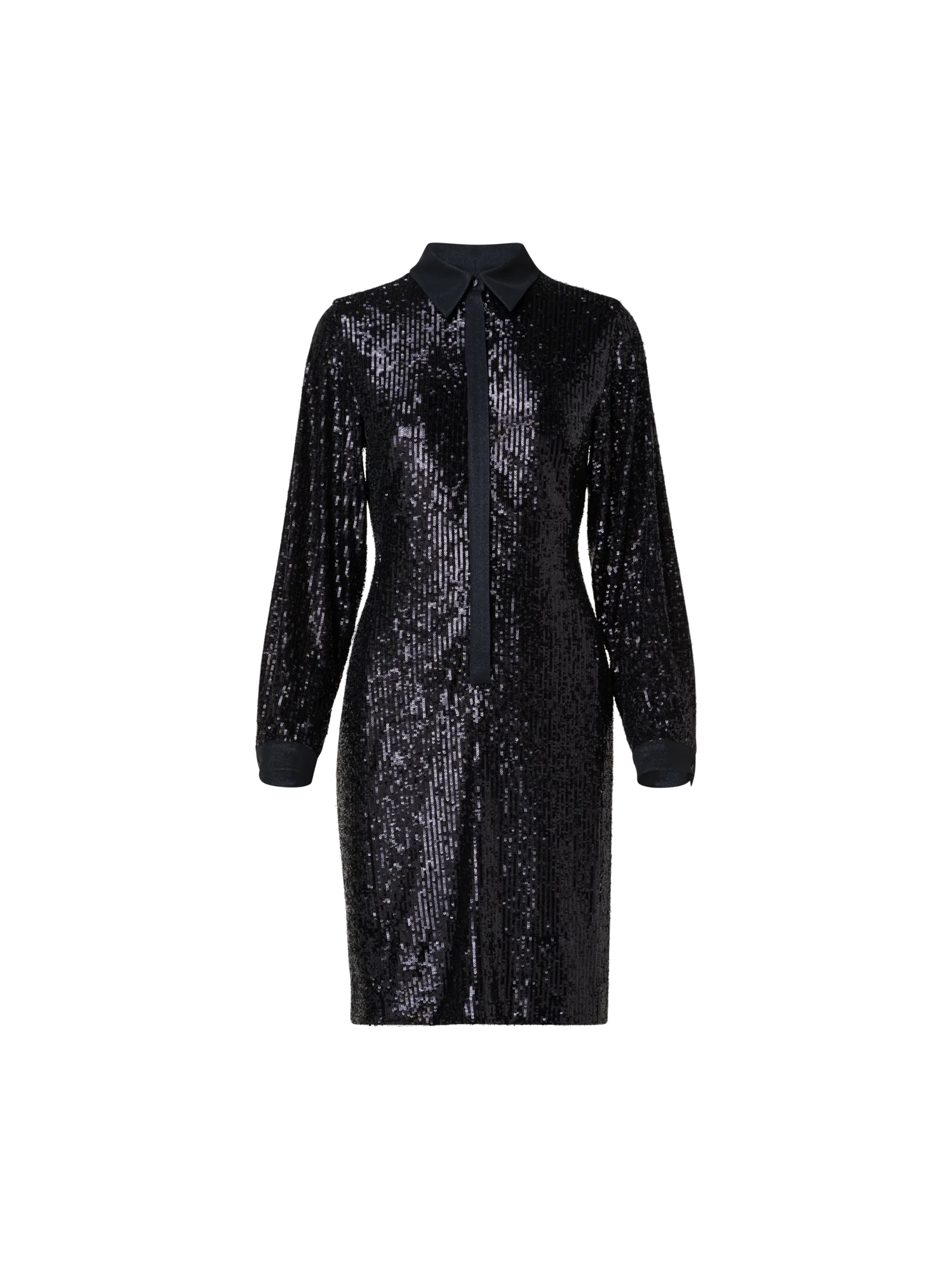 Sequins Shirt Dress