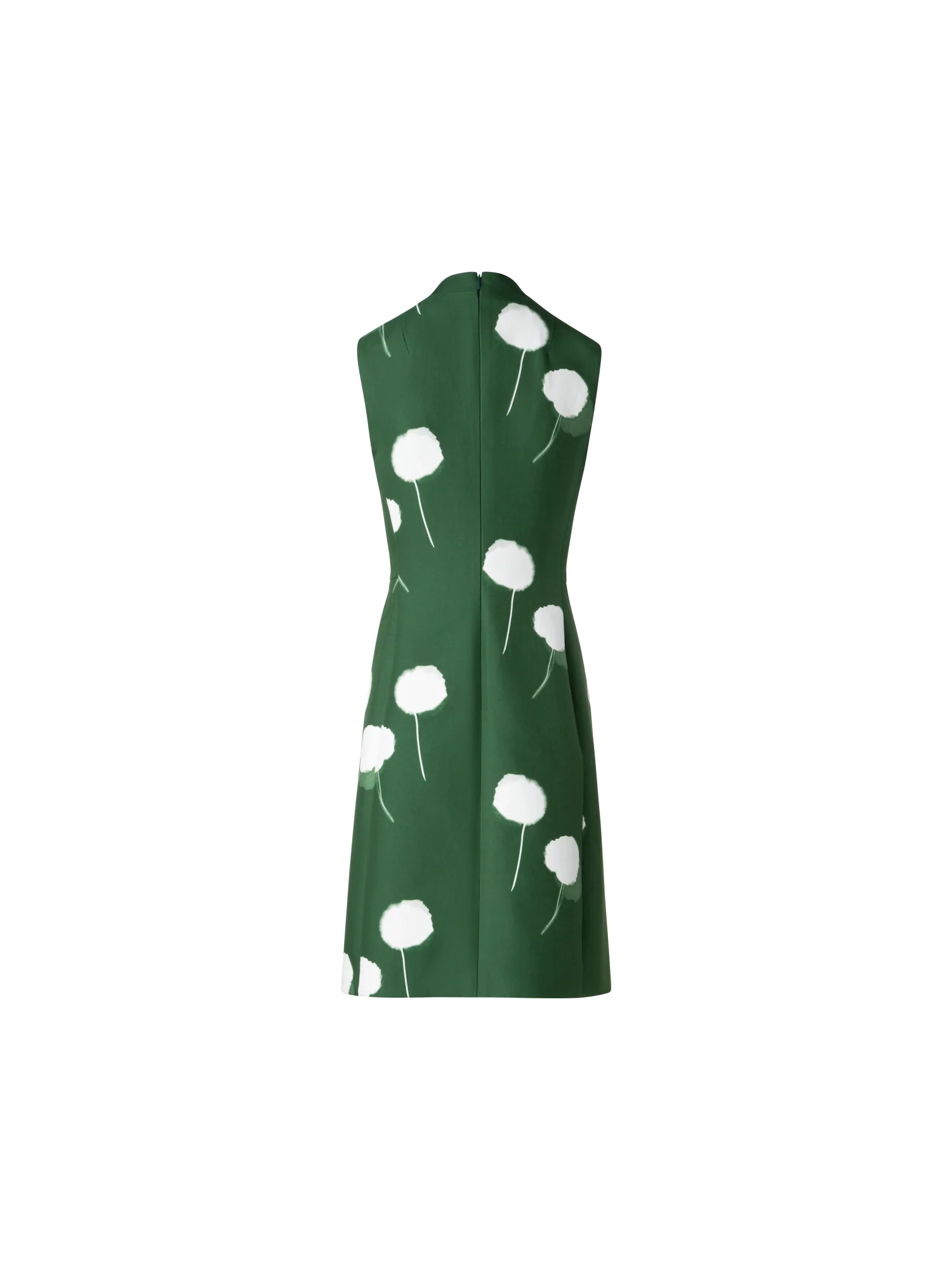 Double-Face Sheath Dress with Dandelion Print - Image 3