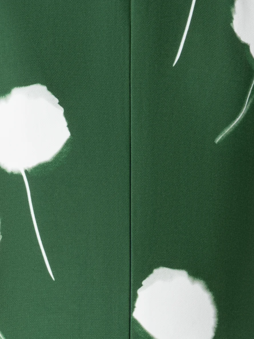 Double-Face Sheath Dress with Dandelion Print - Image 5