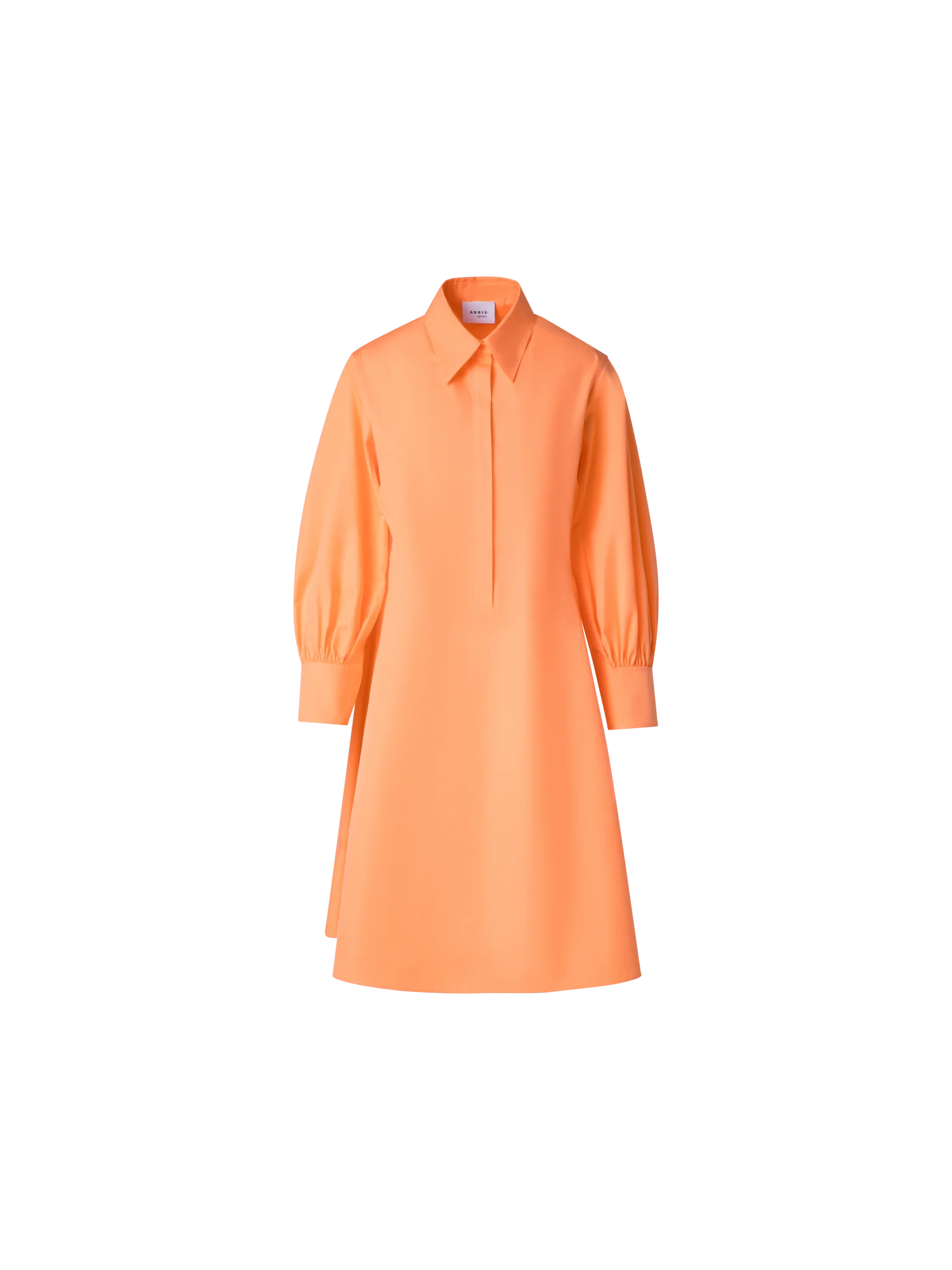 Shirt Dress in Cotton Poplin