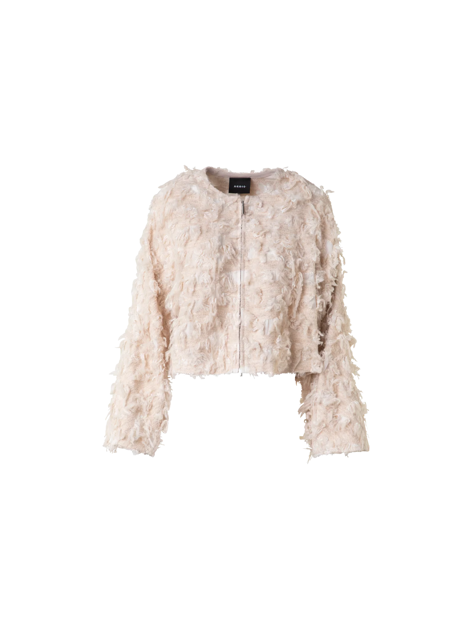 Short Jacket in 3D Jacquard