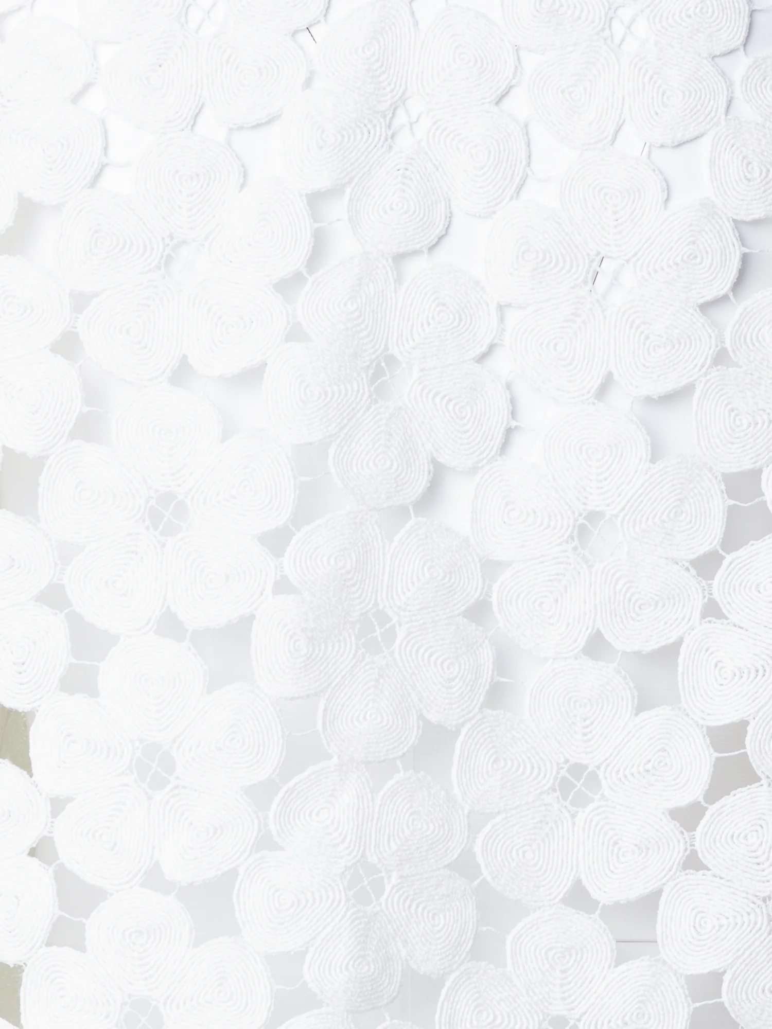Short Jacket with Allover Anemone Embroidery - Image 3