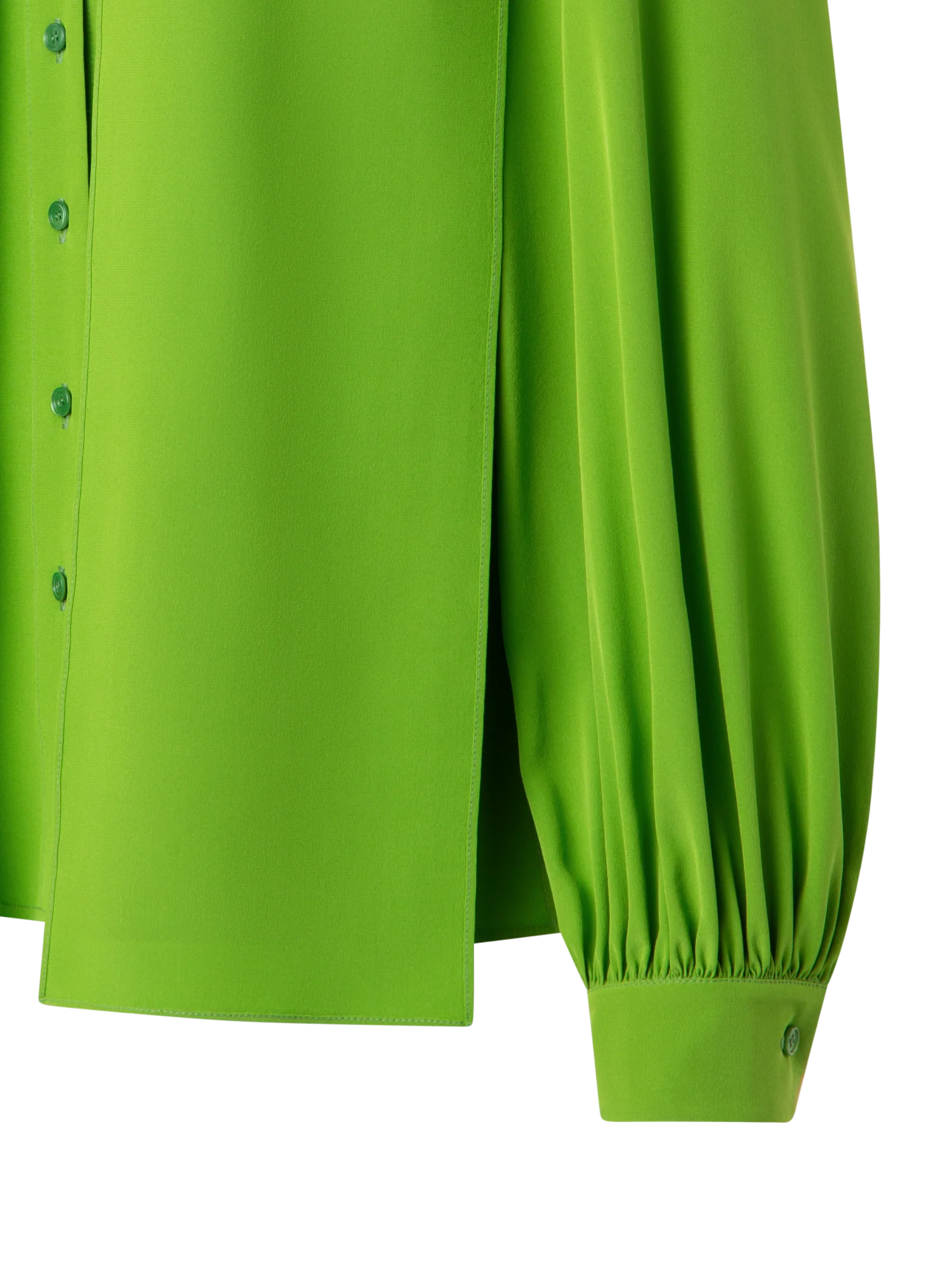 Silk Blouse with Fixed Bow - Image 3