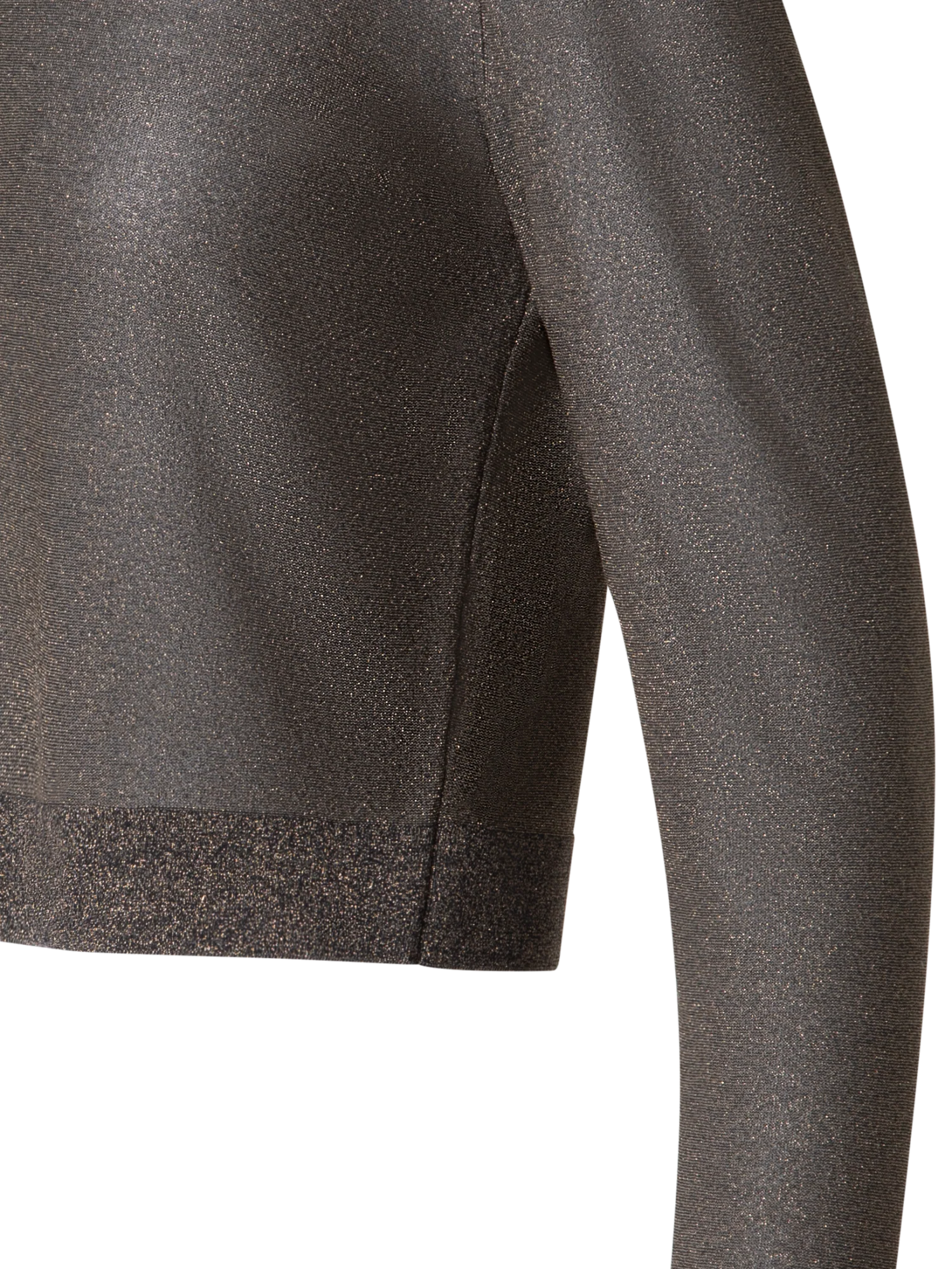 Silk Cardigan with Golden Lurex - Image 3