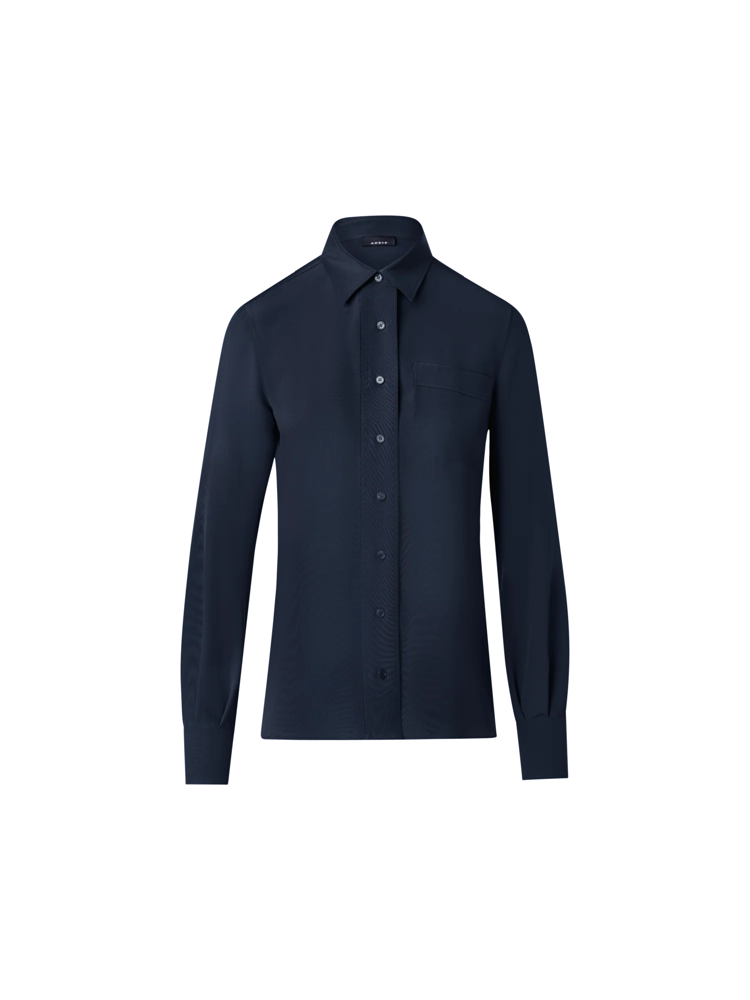 Silk Crêpe Shirt Blouse