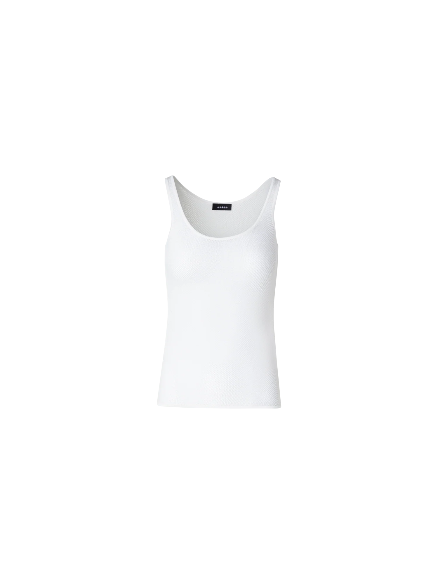 Silk Mesh Knit Tank