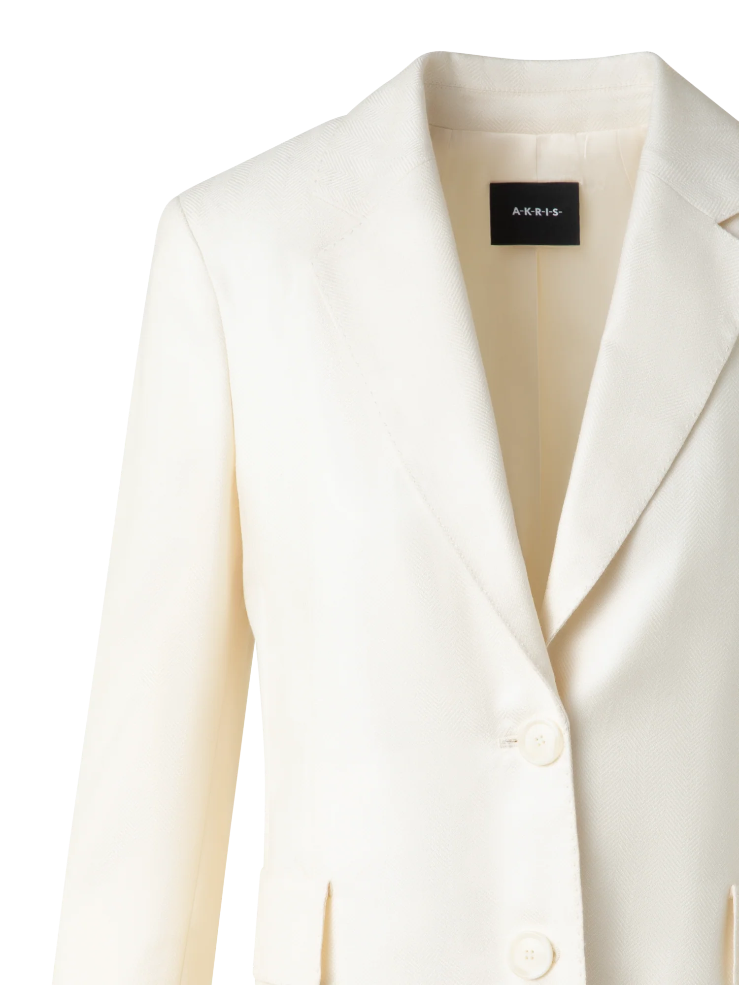 Single Breasted Cashmere Blazer - Image 4